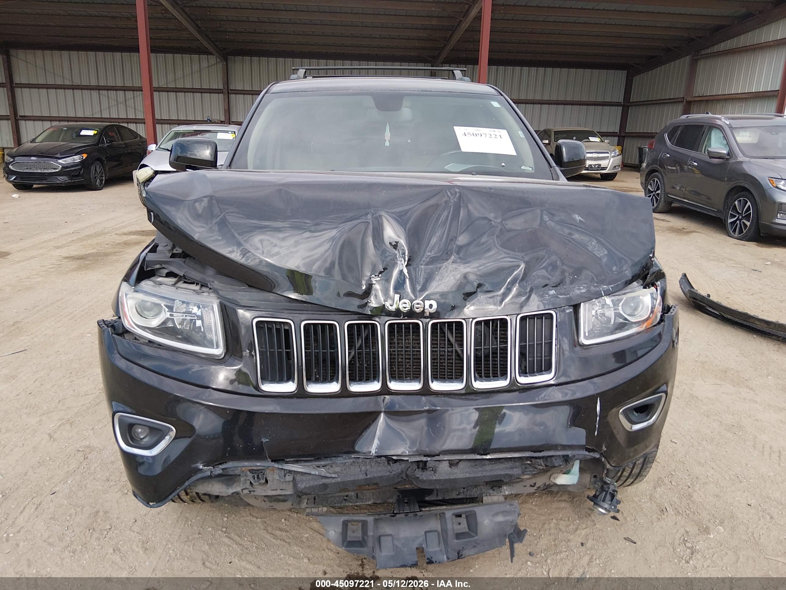 2014 Jeep Grand Cherokee Laredo Black vin: 1C4RJFAG8EC384618