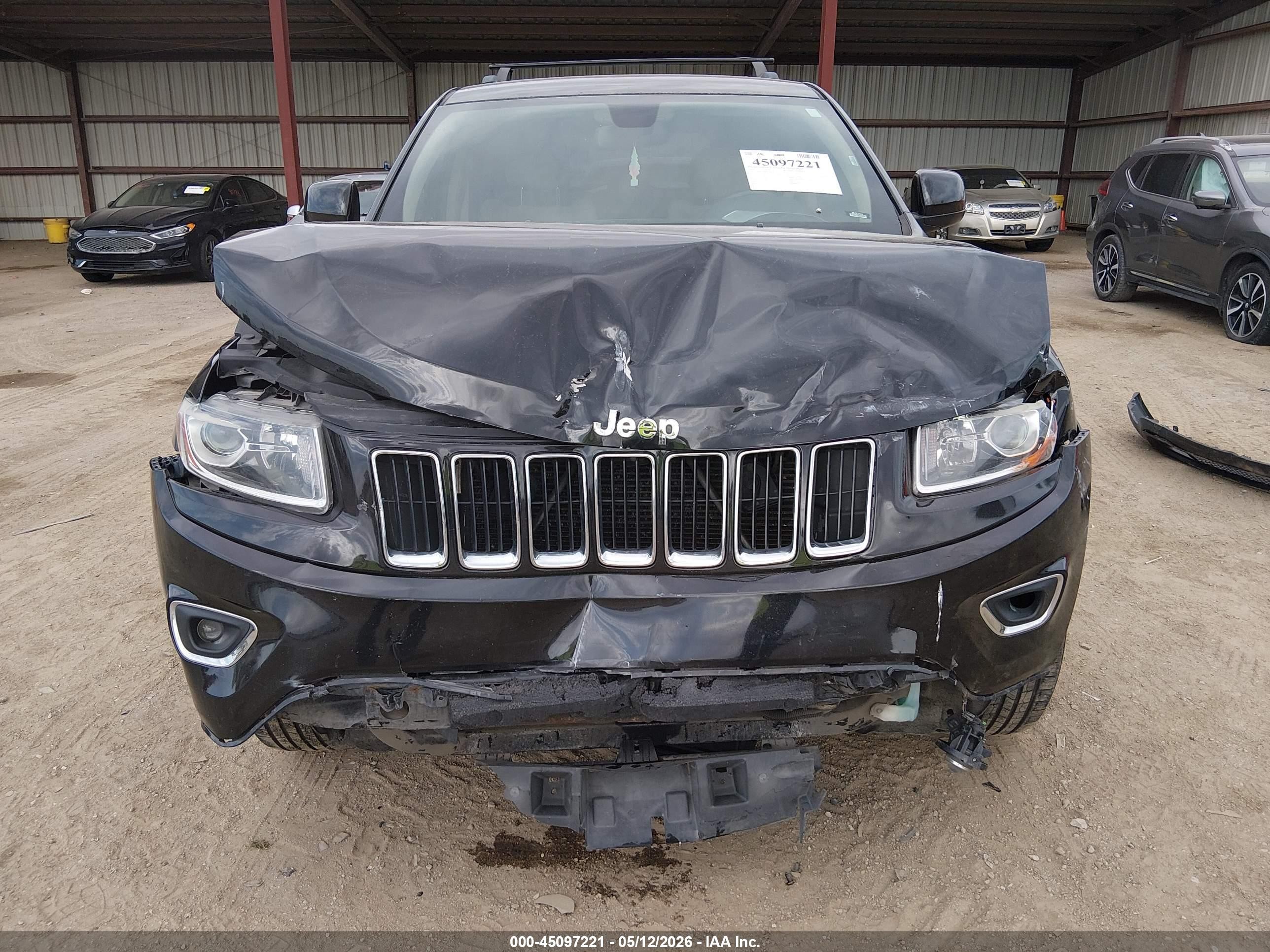 2014 Jeep Grand Cherokee Laredo Black vin: 1C4RJFAG8EC384618