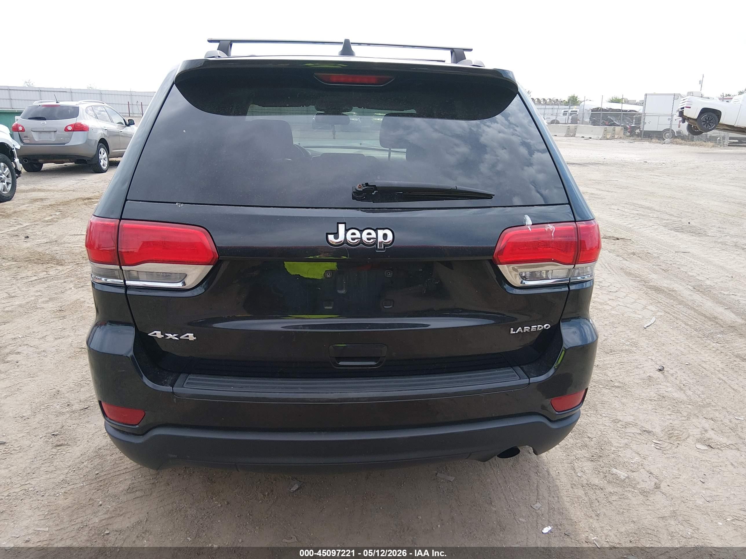 2014 Jeep Grand Cherokee Laredo Black vin: 1C4RJFAG8EC384618