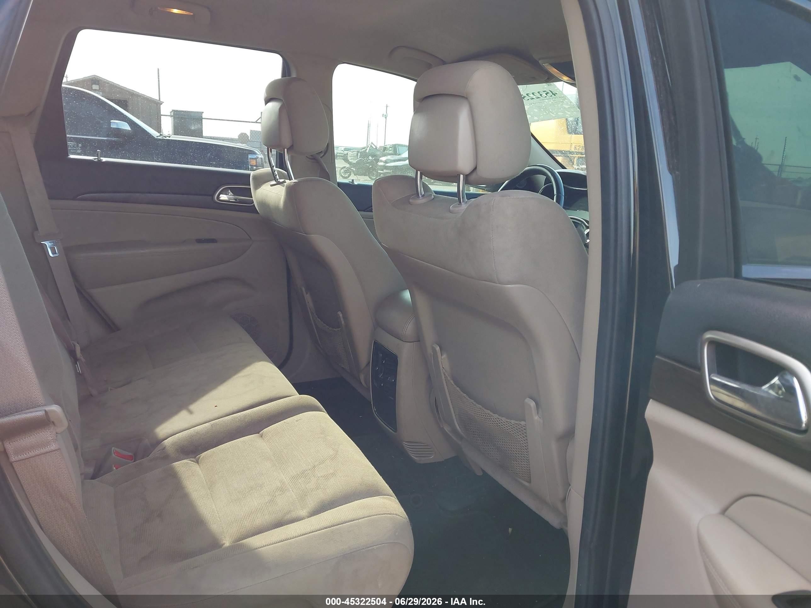 2014 Jeep Grand Cherokee Laredo Black vin: 1C4RJFAG8EC406858