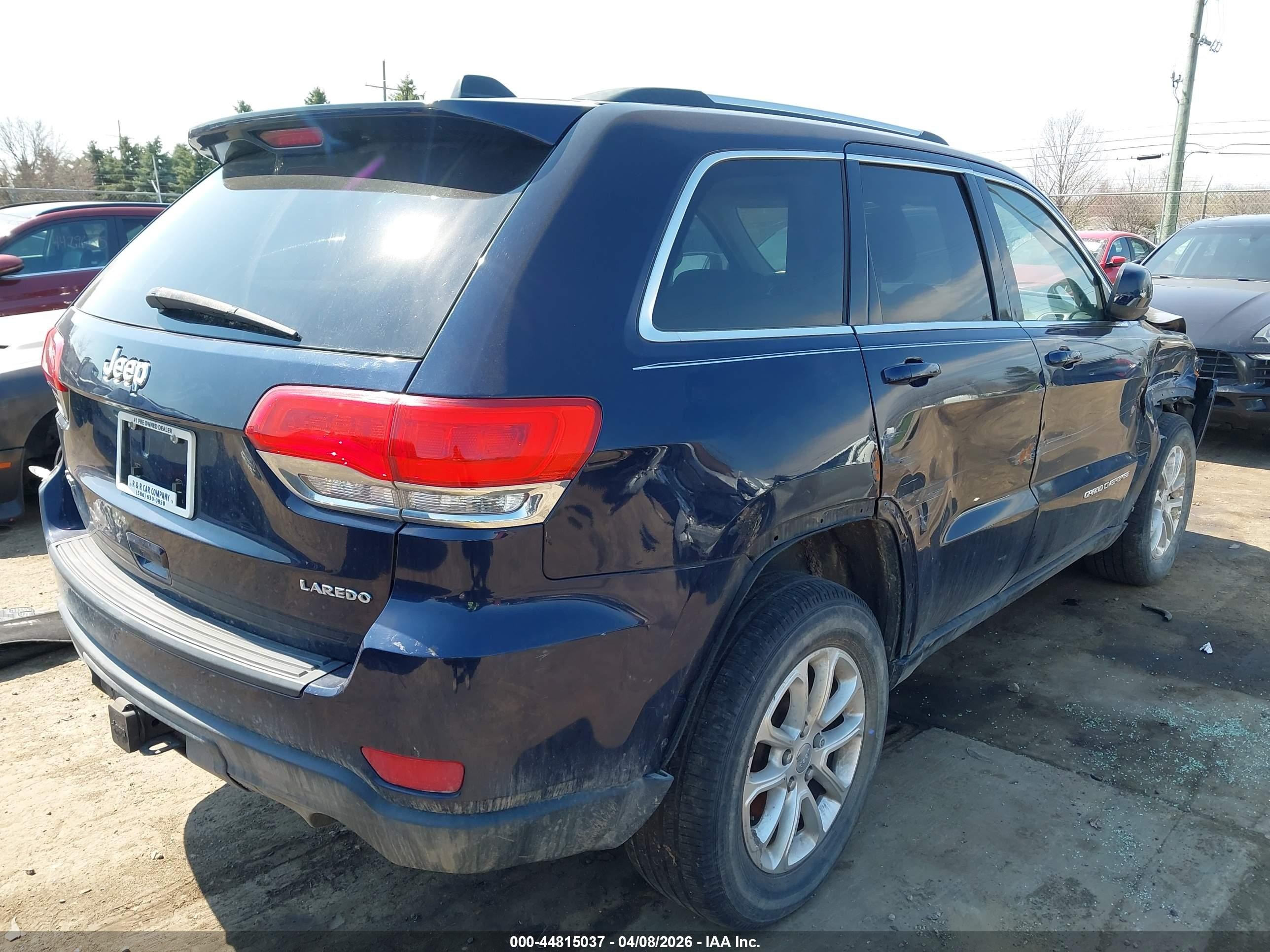 2014 Jeep Grand Cherokee Laredo Blue vin: 1C4RJFAG8EC474044