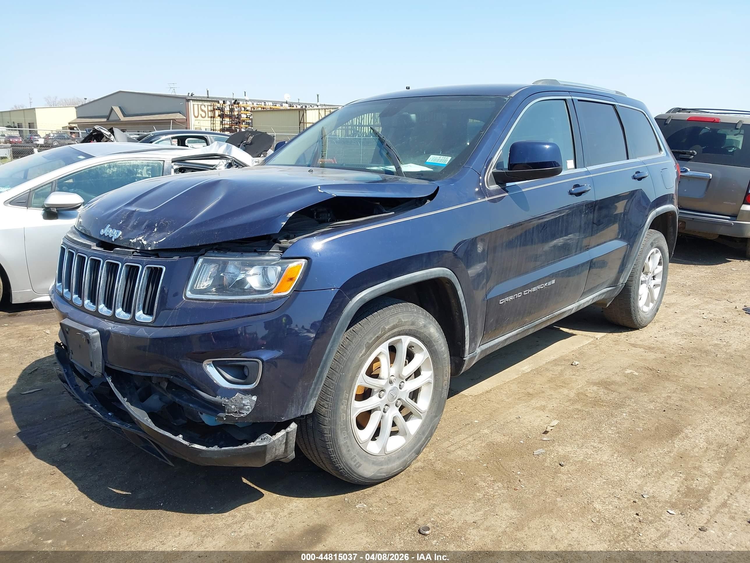 2014 Jeep Grand Cherokee Laredo Blue vin: 1C4RJFAG8EC474044