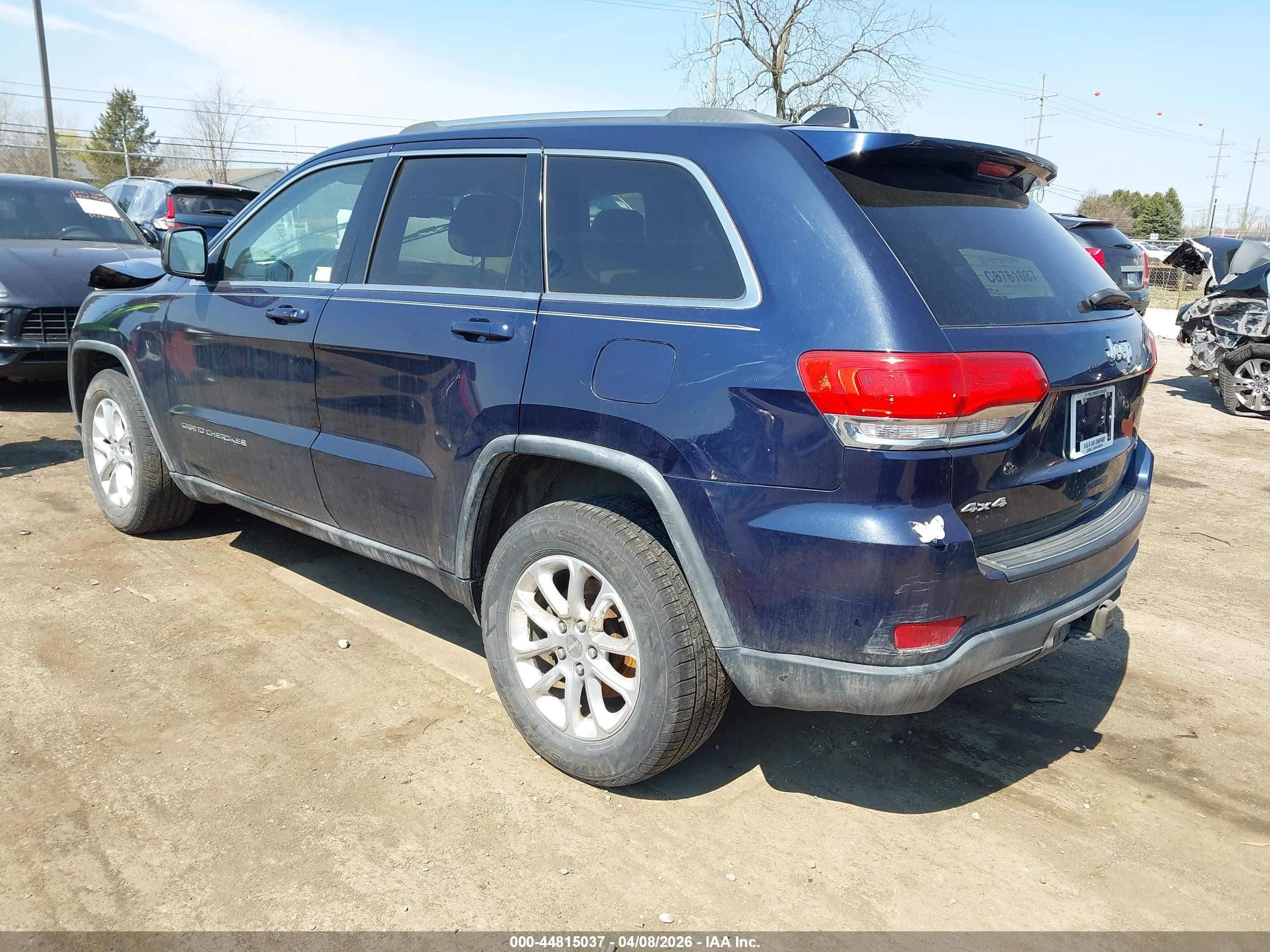 2014 Jeep Grand Cherokee Laredo Blue vin: 1C4RJFAG8EC474044