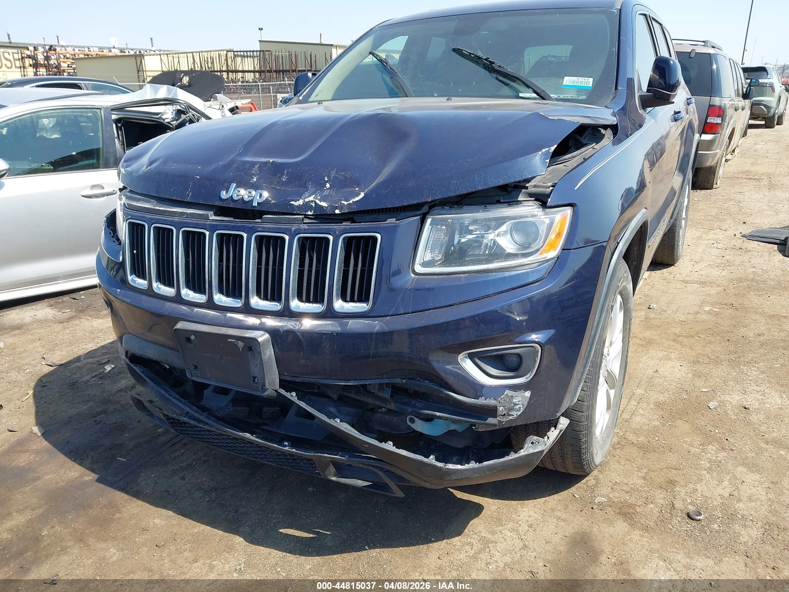 2014 Jeep Grand Cherokee Laredo Blue vin: 1C4RJFAG8EC474044