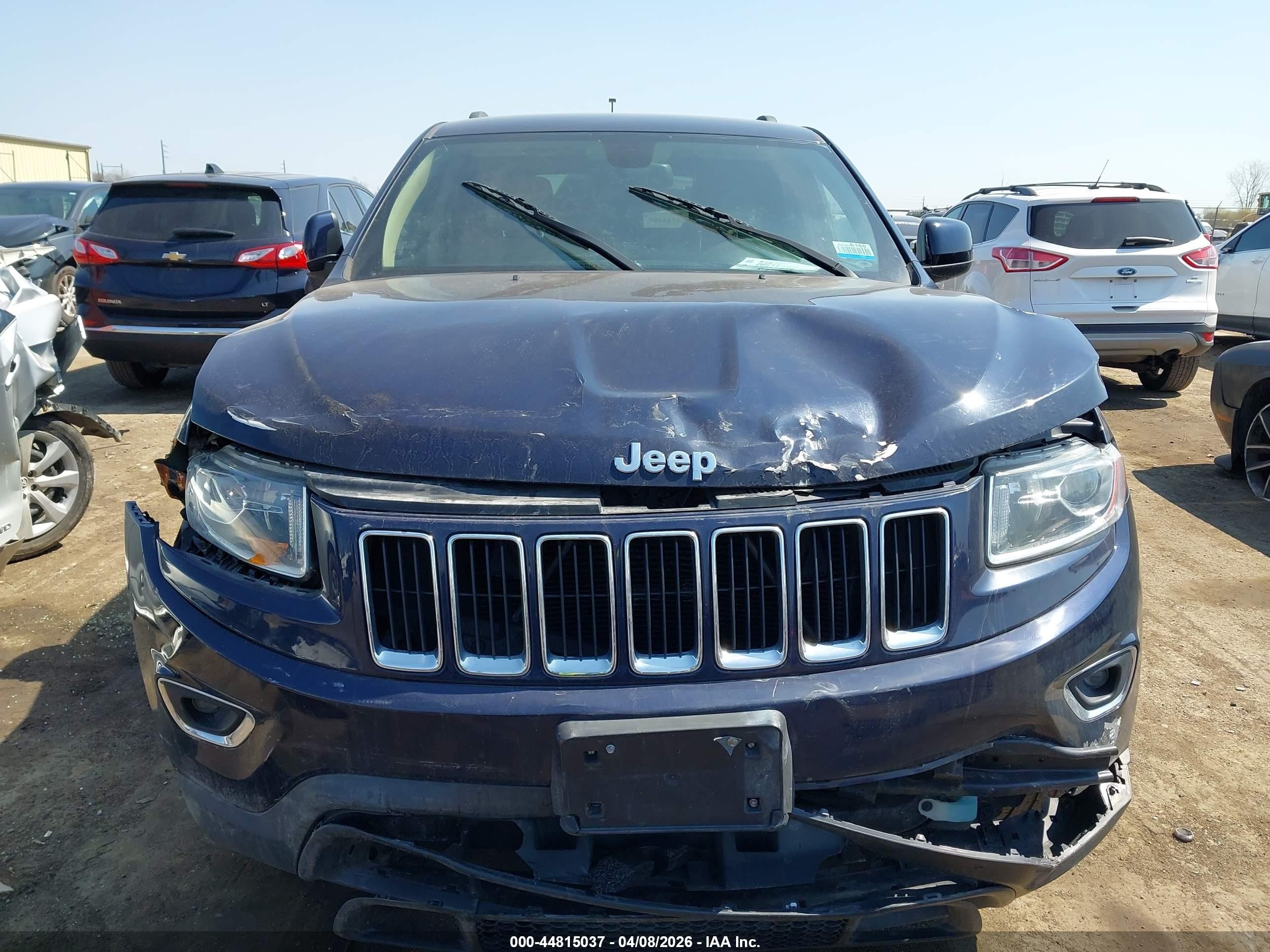 2014 Jeep Grand Cherokee Laredo Blue vin: 1C4RJFAG8EC474044