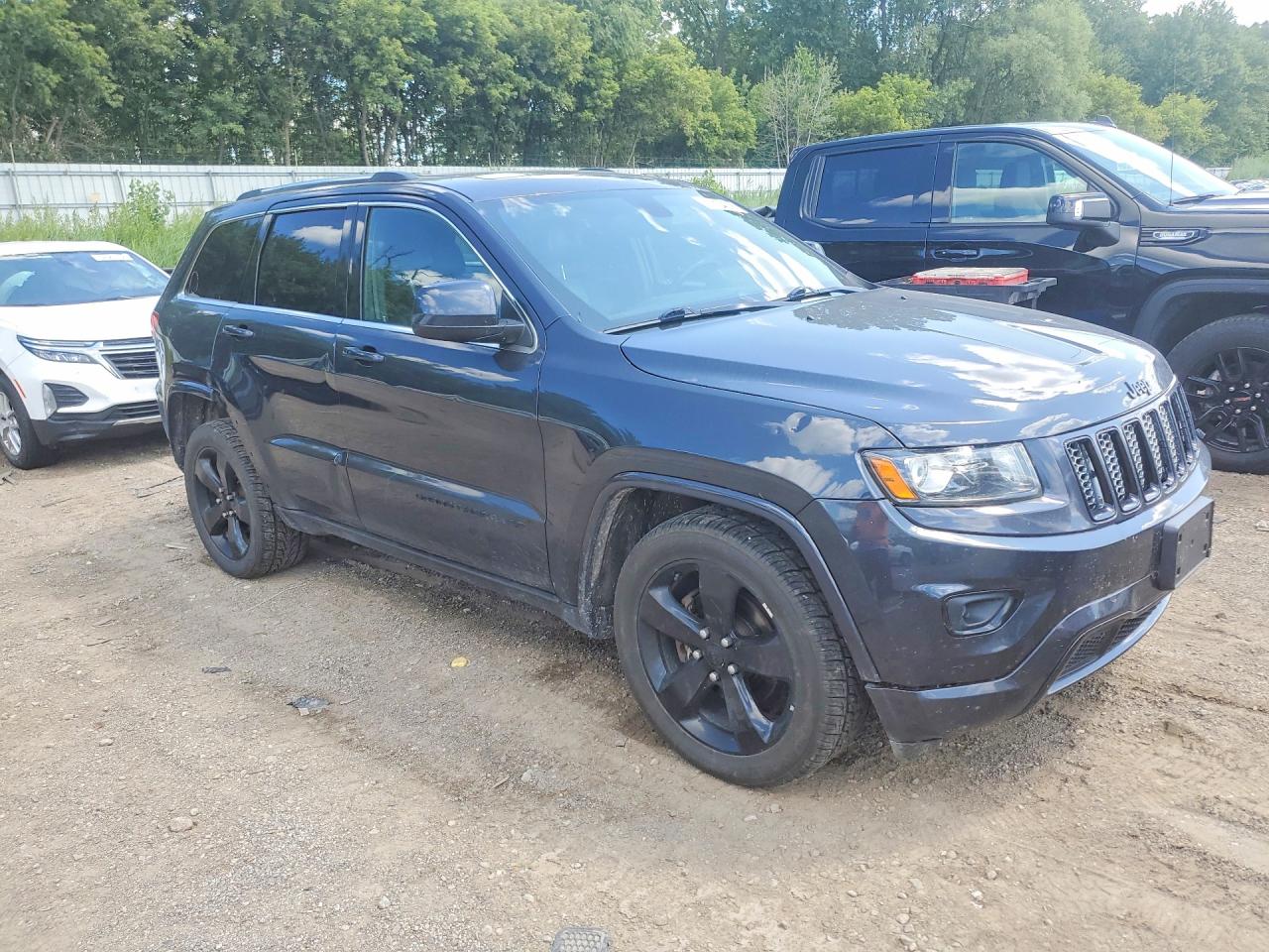 2014 Jeep Grand Cherokee Laredo Blue vin: 1C4RJFAG8EC487702