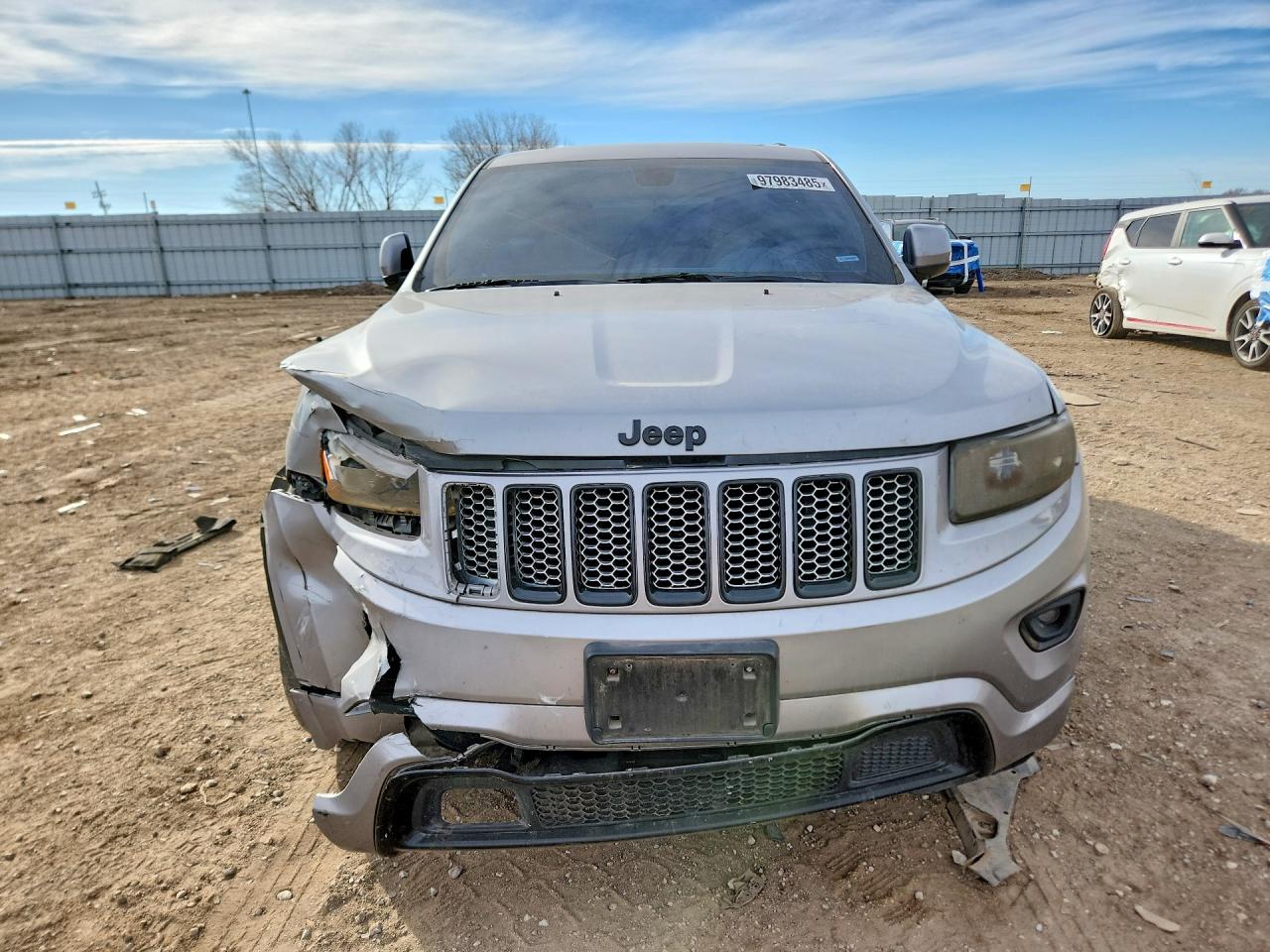 2014 Jeep Grand Cherokee Laredo Silver vin: 1C4RJFAG8EC531908