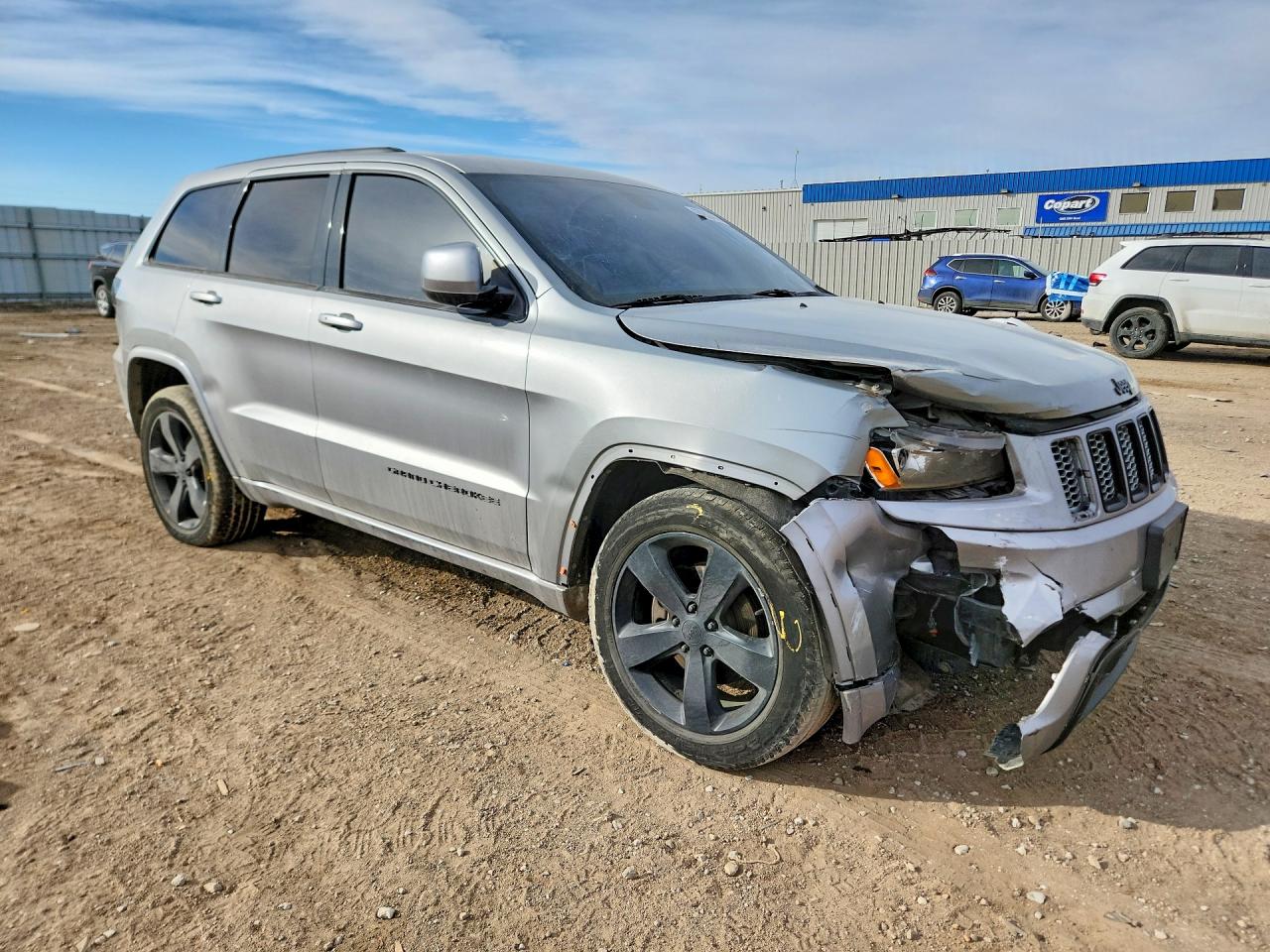2014 Jeep Grand Cherokee Laredo Silver vin: 1C4RJFAG8EC531908