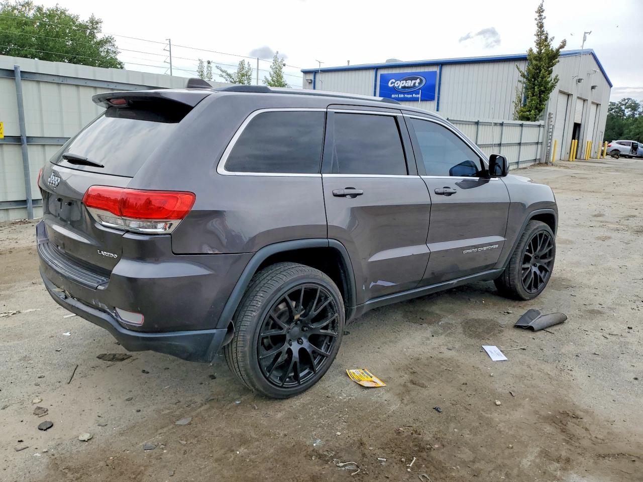 2014 Jeep Grand Cherokee Laredo Gray vin: 1C4RJFAG8EC534453