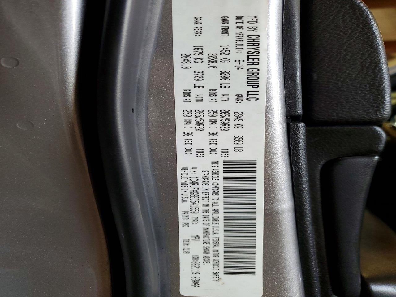 2014 Jeep Grand Cherokee Laredo Gray vin: 1C4RJFAG8EC541550
