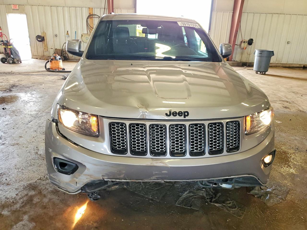 2014 Jeep Grand Cherokee Laredo Gray vin: 1C4RJFAG8EC541550