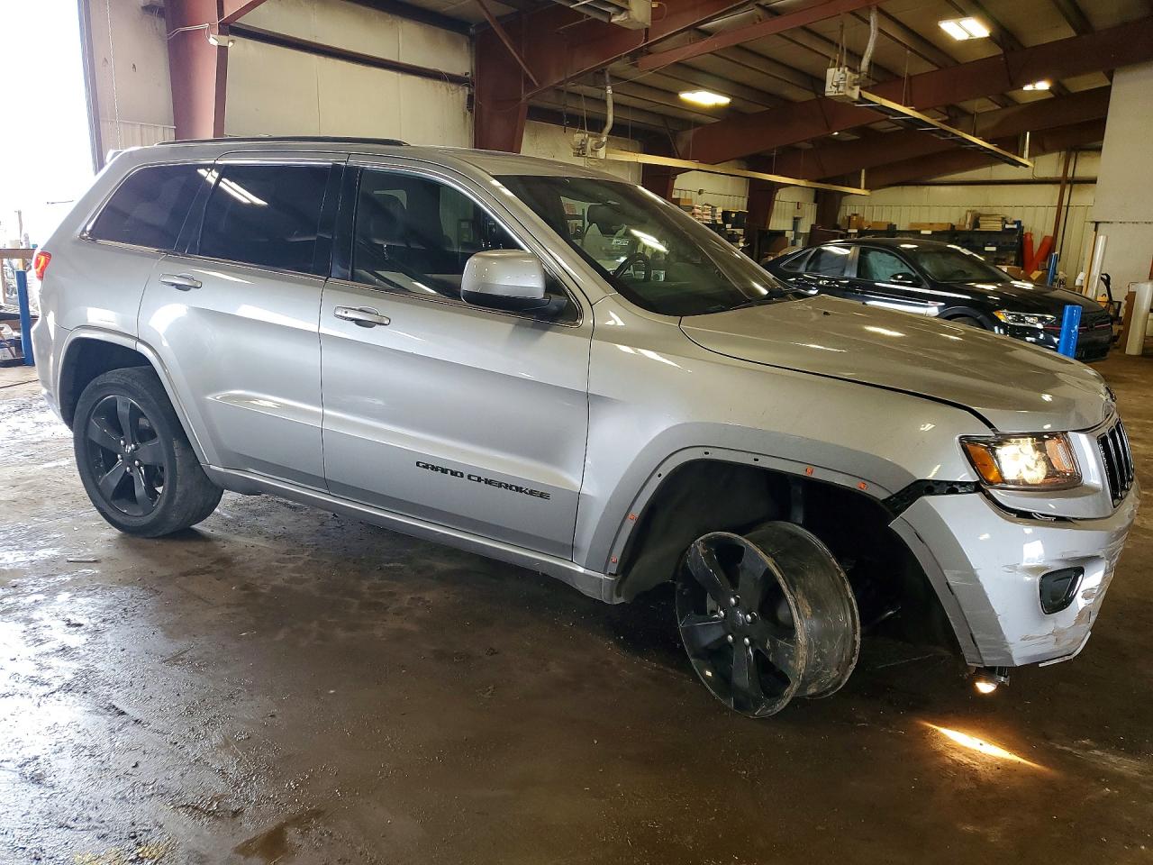 2014 Jeep Grand Cherokee Laredo Gray vin: 1C4RJFAG8EC541550