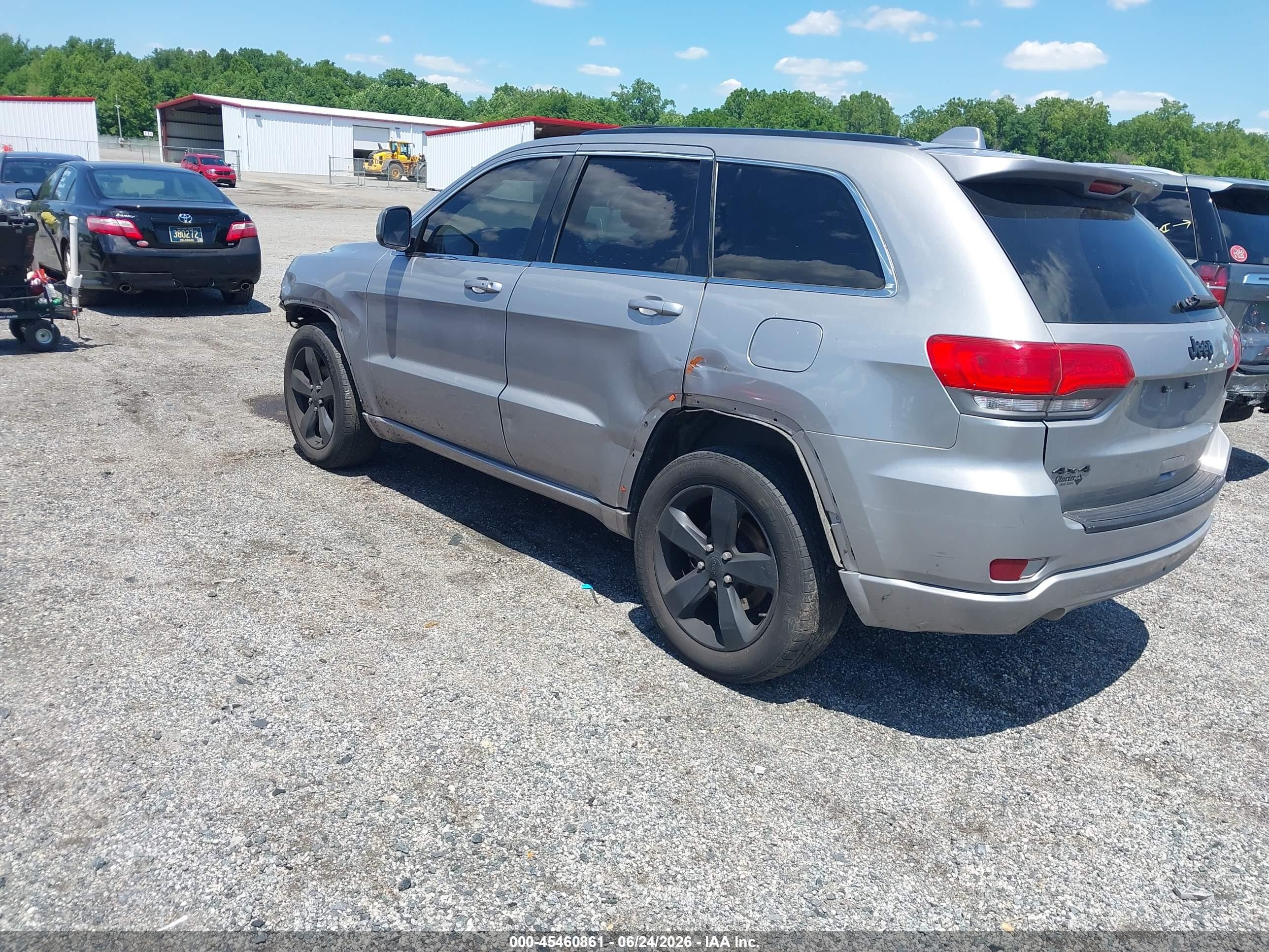 2014 Jeep Grand Cherokee Altitude Gray vin: 1C4RJFAG8EC571020