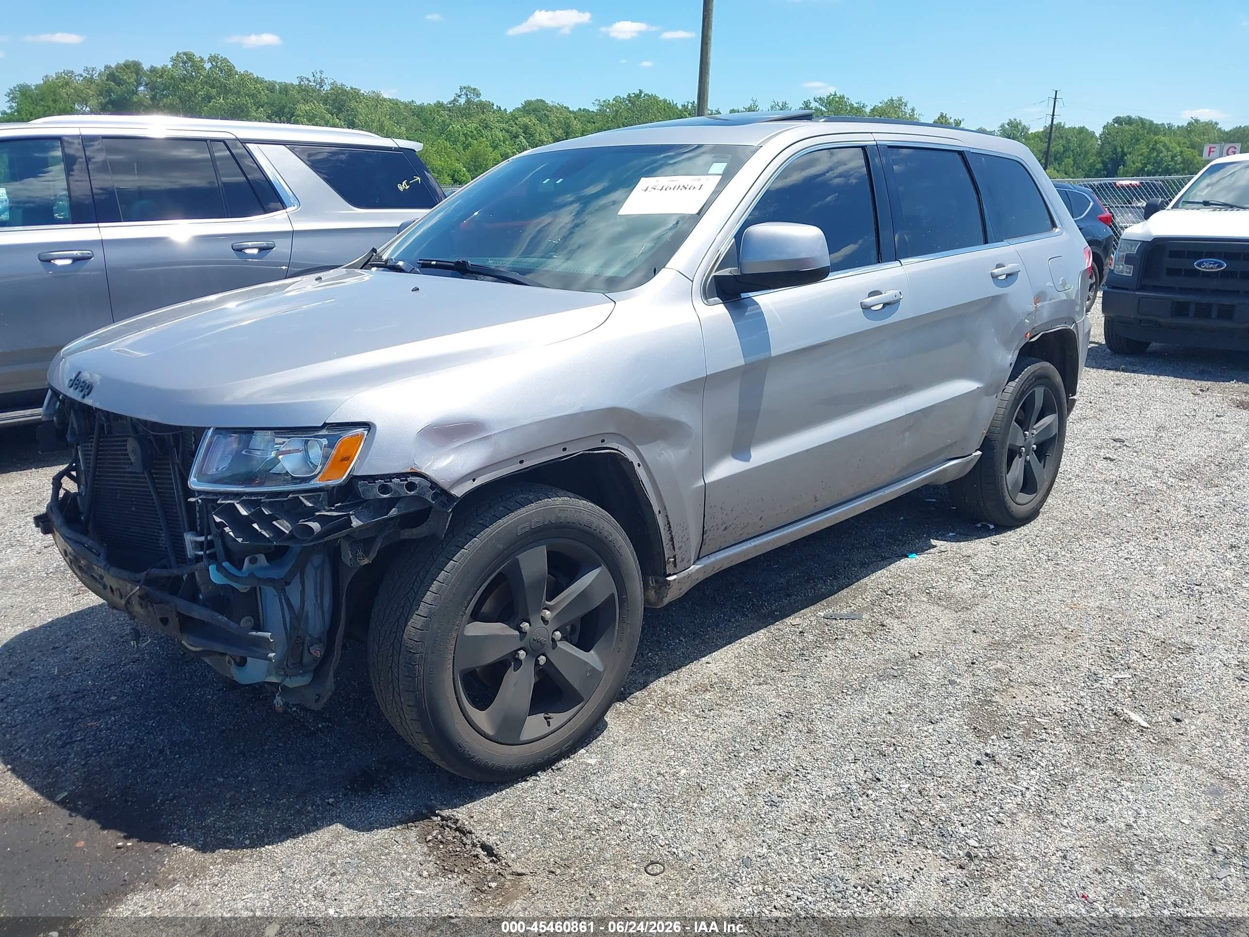 2014 Jeep Grand Cherokee Altitude Gray vin: 1C4RJFAG8EC571020