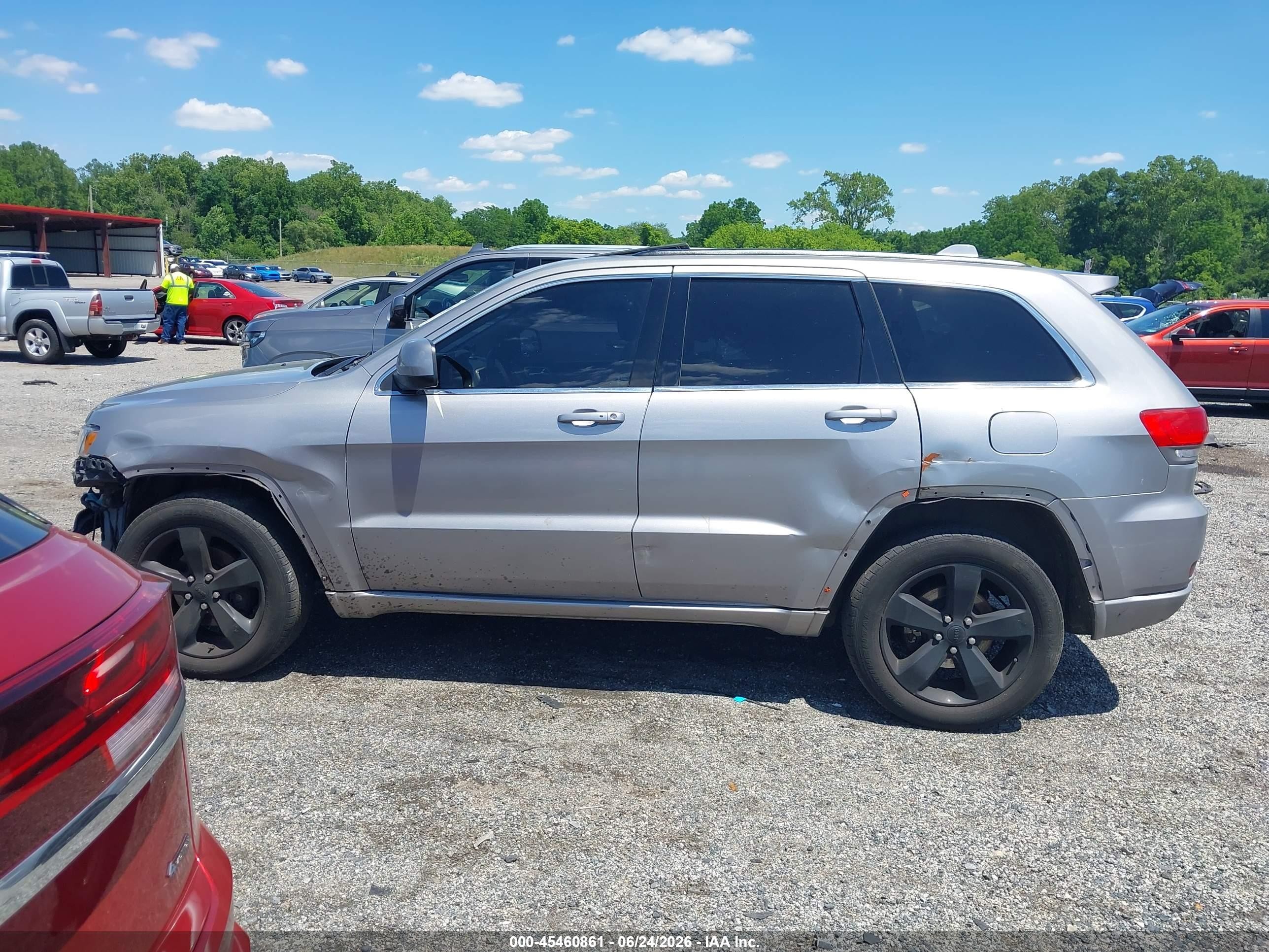 2014 Jeep Grand Cherokee Altitude Gray vin: 1C4RJFAG8EC571020