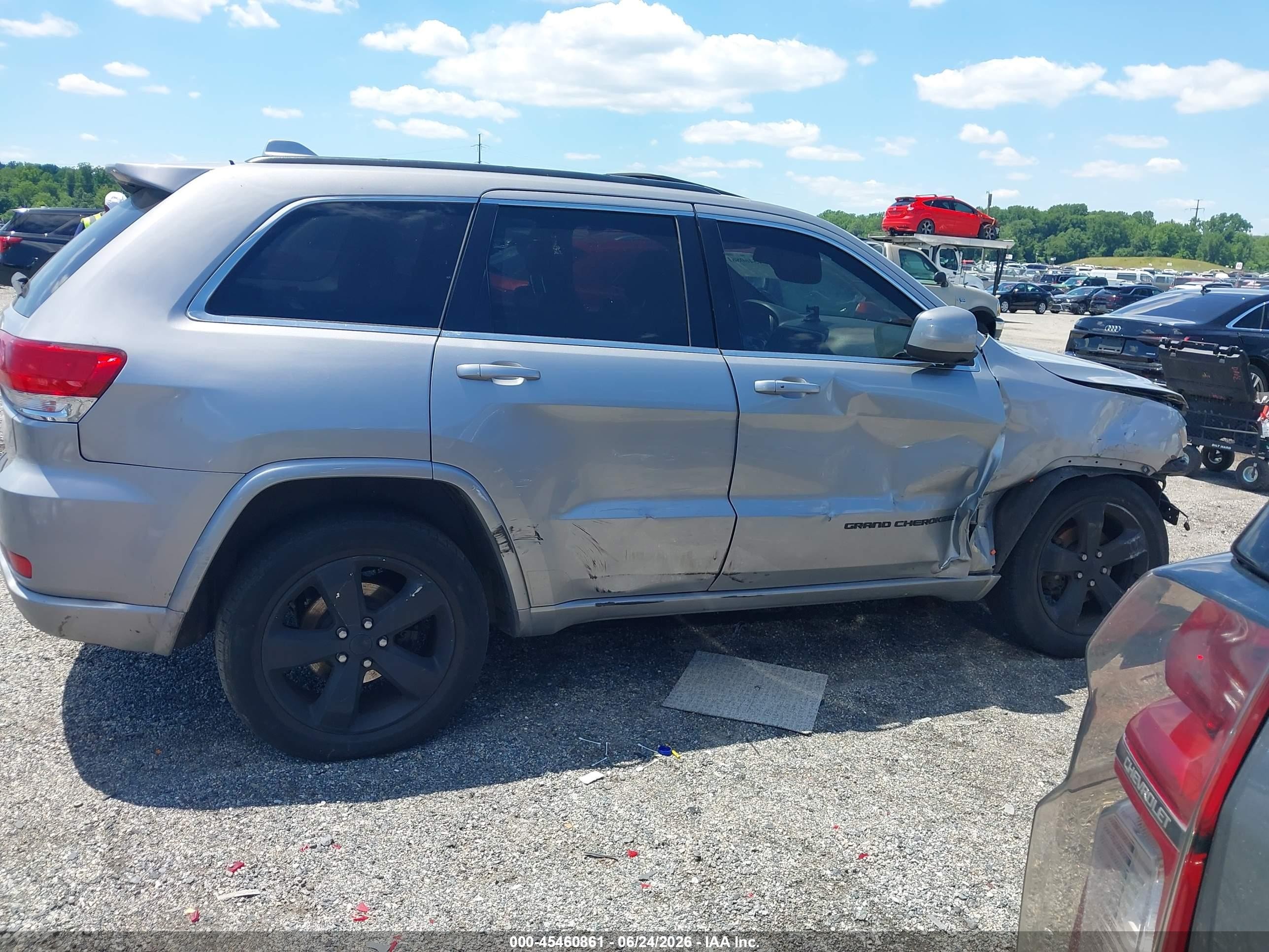 2014 Jeep Grand Cherokee Altitude Gray vin: 1C4RJFAG8EC571020