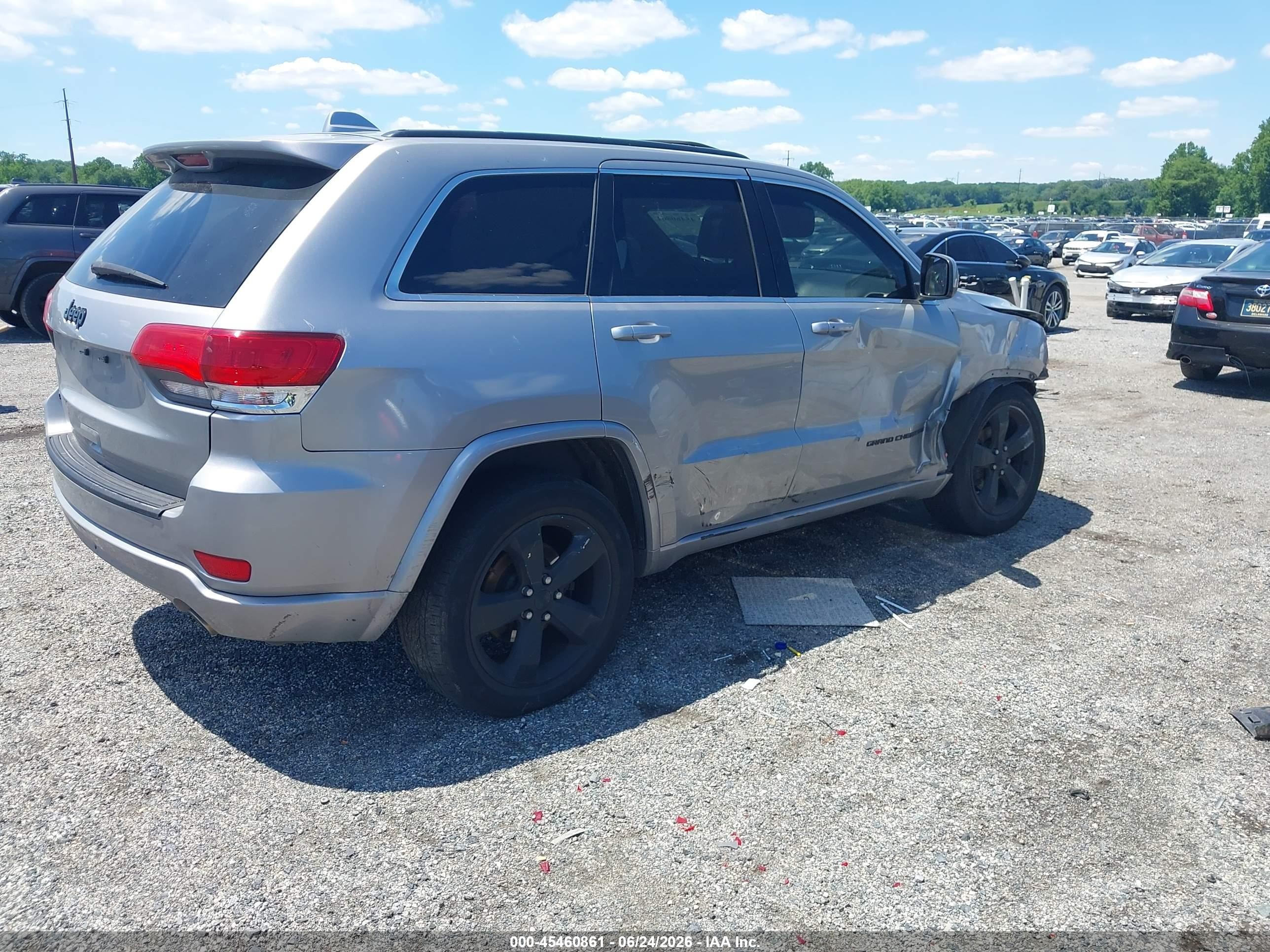 2014 Jeep Grand Cherokee Altitude Gray vin: 1C4RJFAG8EC571020