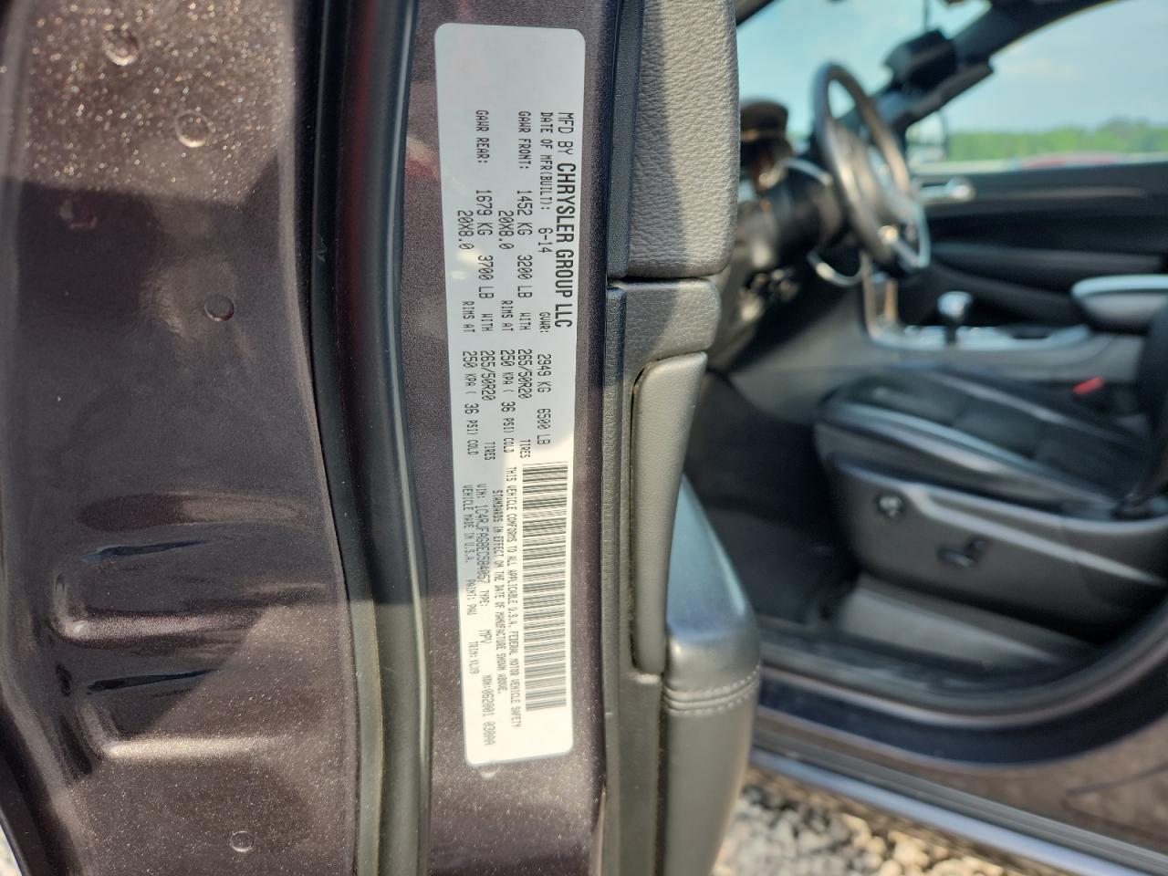 2014 Jeep Grand Cherokee Laredo Charcoal vin: 1C4RJFAG8EC584057