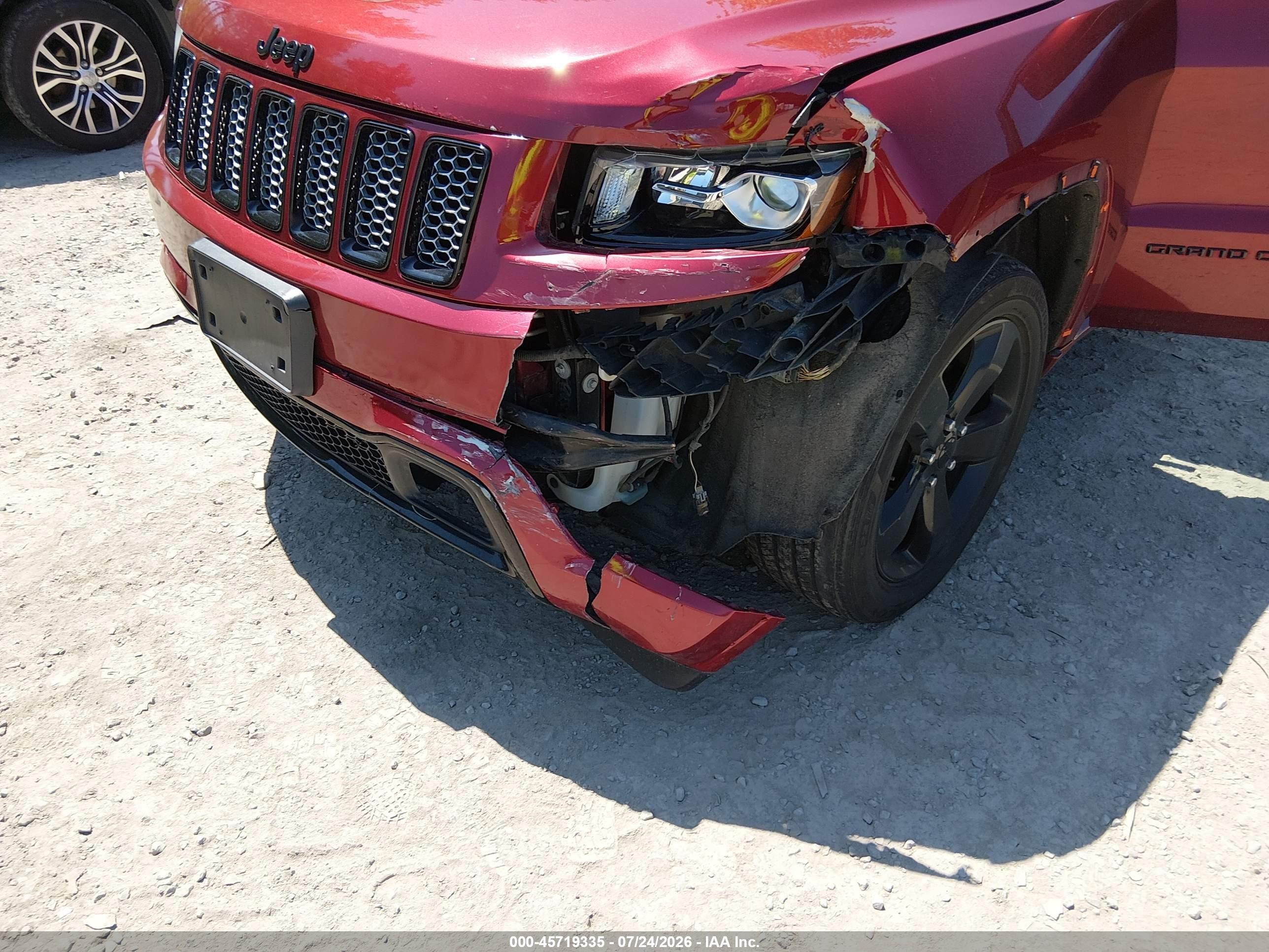 2015 Jeep Grand Cherokee Altitude Red vin: 1C4RJFAG8FC134863