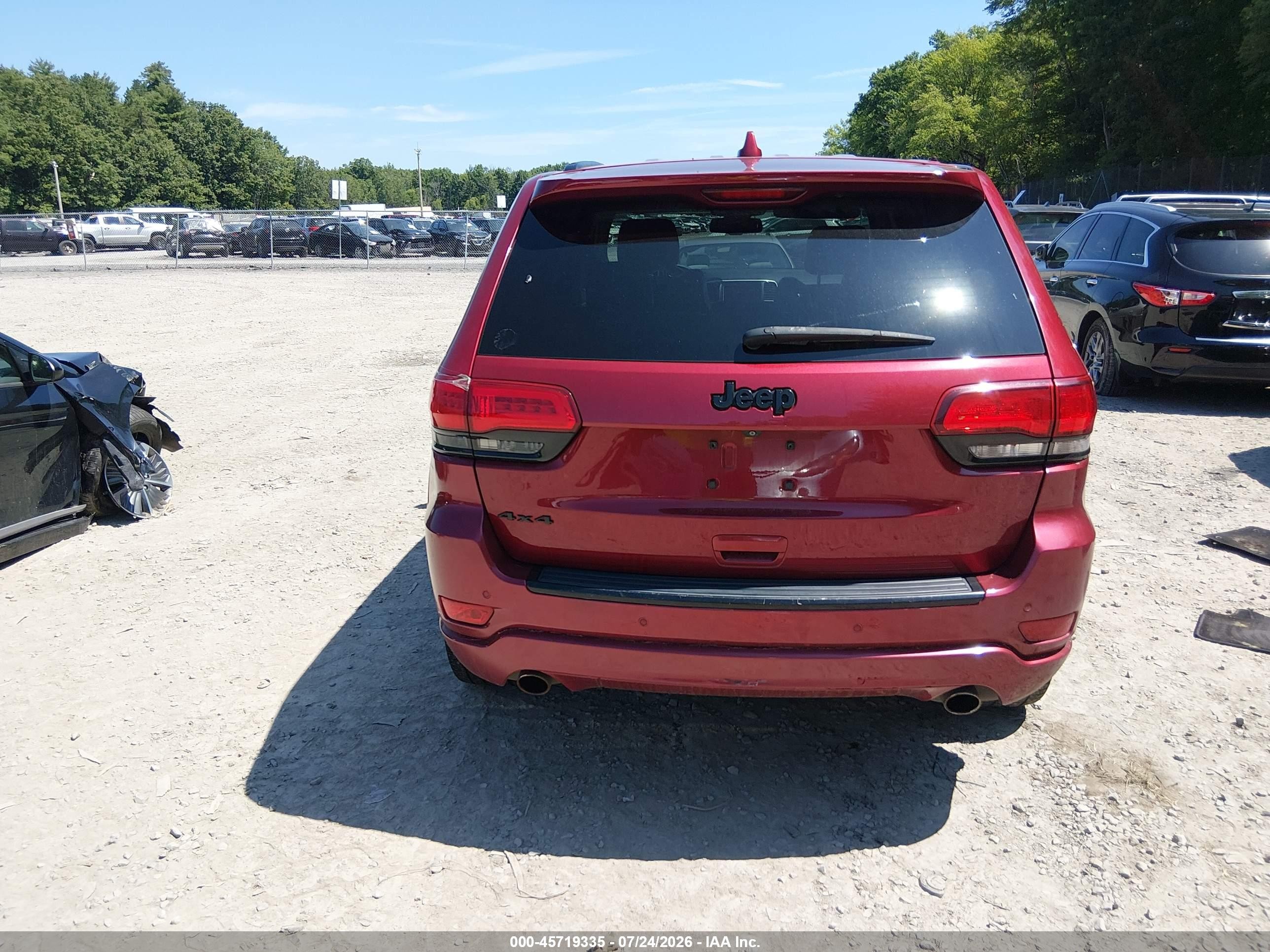 2015 Jeep Grand Cherokee Altitude Red vin: 1C4RJFAG8FC134863