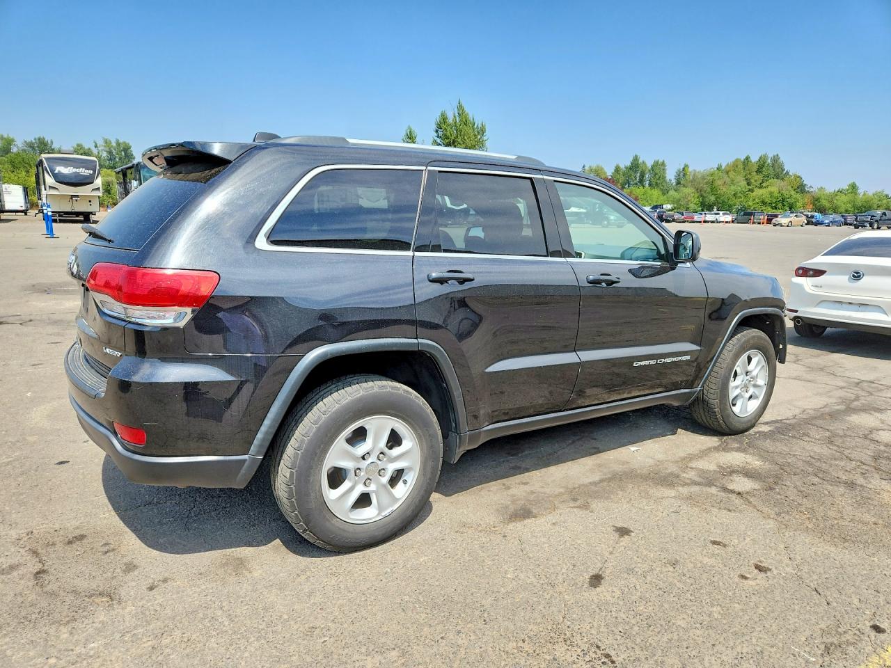 2015 Jeep Grand Cherokee Laredo Black vin: 1C4RJFAG8FC173694