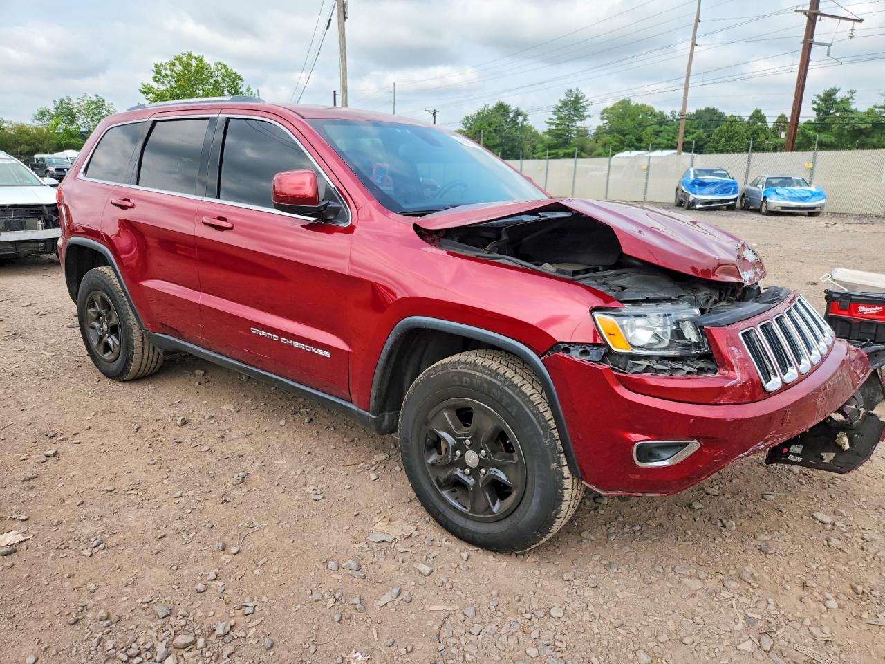 2015 Jeep Grand Cherokee Laredo Красный vin: 1C4RJFAG8FC237118