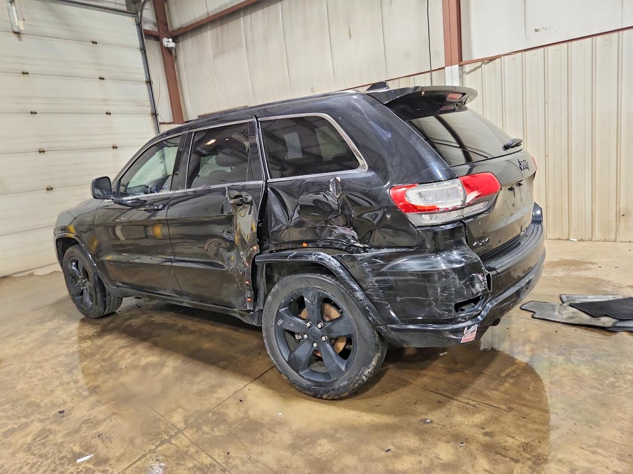 2015 Jeep Grand Cherokee Laredo Black vin: 1C4RJFAG8FC627958