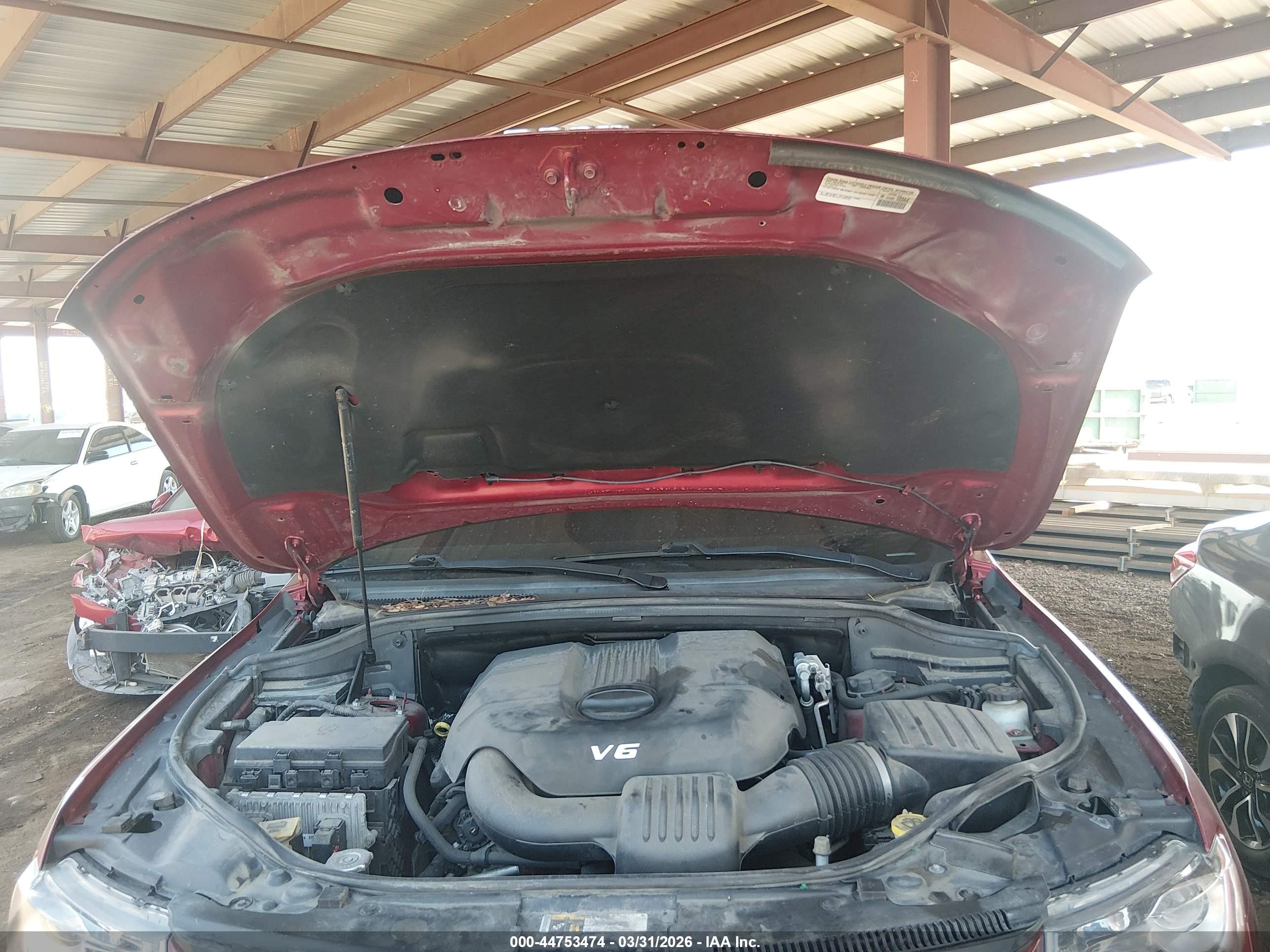 2015 Jeep Grand Cherokee Laredo Red vin: 1C4RJFAG8FC697072