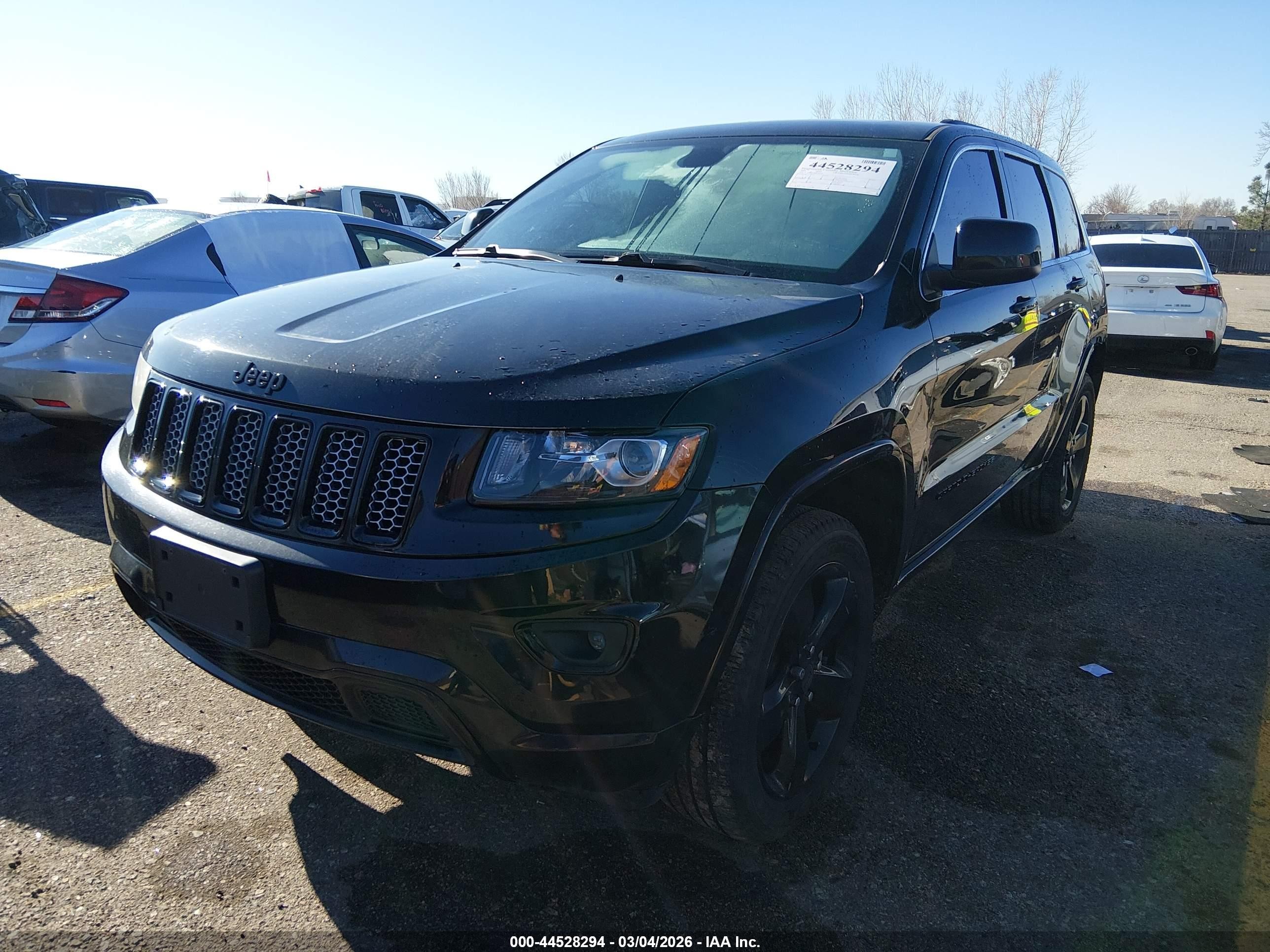 2015 Jeep Grand Cherokee Altitude Black vin: 1C4RJFAG8FC796541
