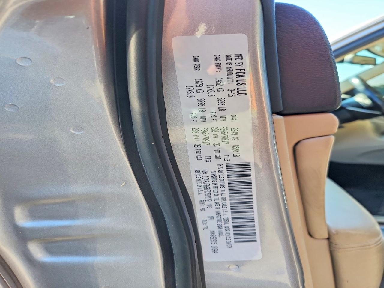 2015 Jeep Grand Cherokee Laredo Silver vin: 1C4RJFAG8FC797172