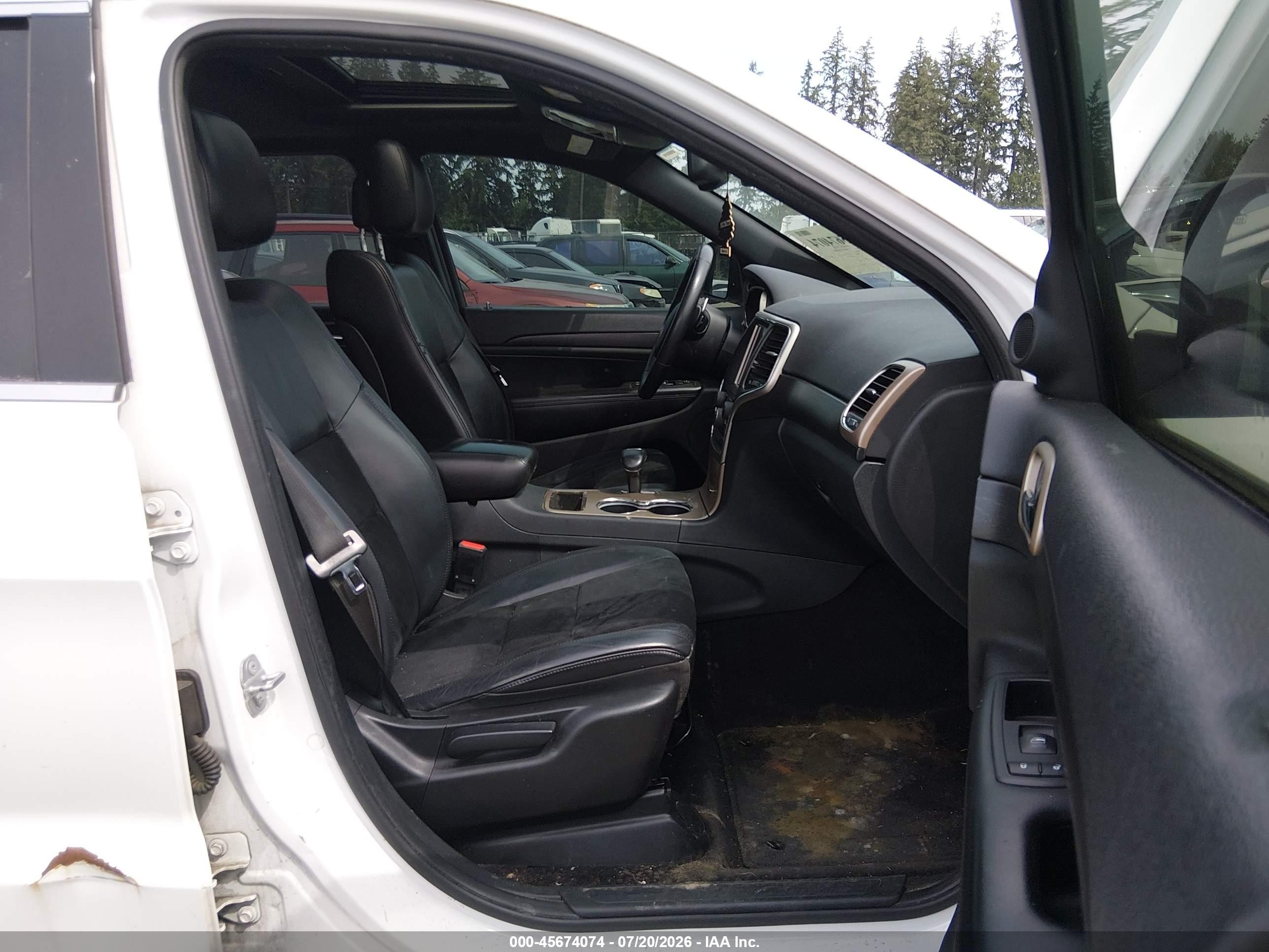 2015 Jeep Grand Cherokee Altitude White vin: 1C4RJFAG8FC834947
