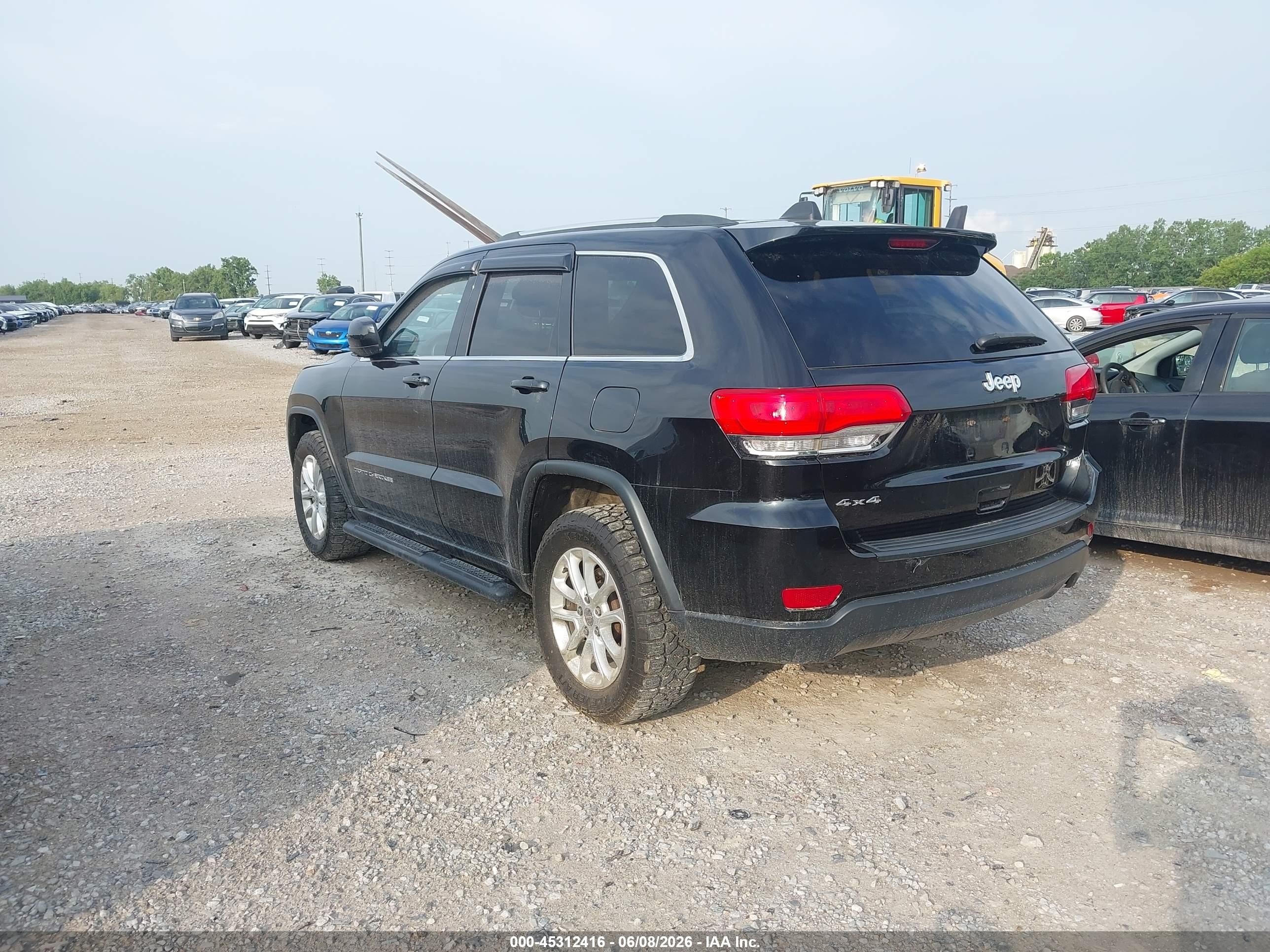 2015 Jeep Grand Cherokee Laredo Black vin: 1C4RJFAG8FC903071
