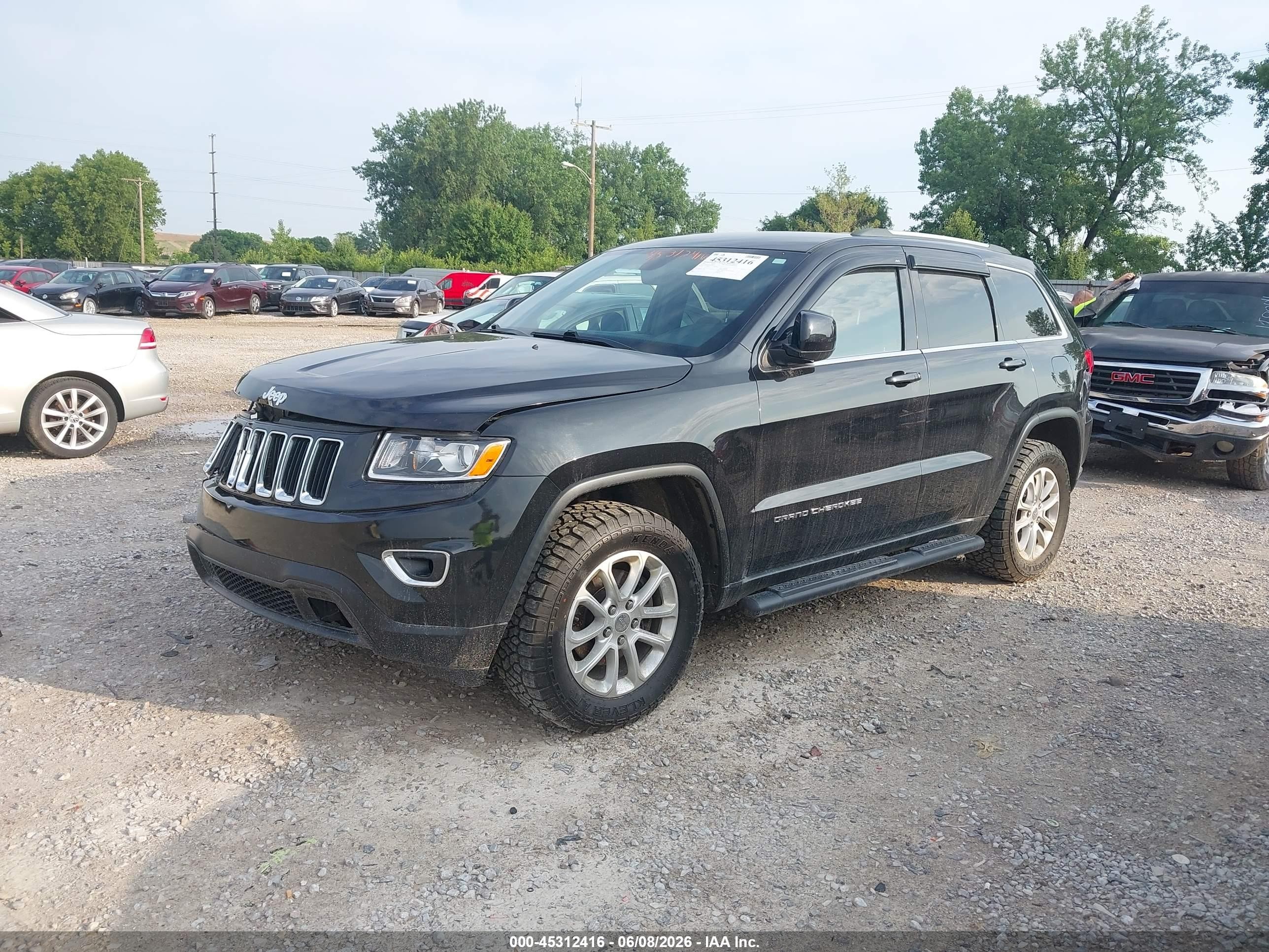 2015 Jeep Grand Cherokee Laredo Black vin: 1C4RJFAG8FC903071