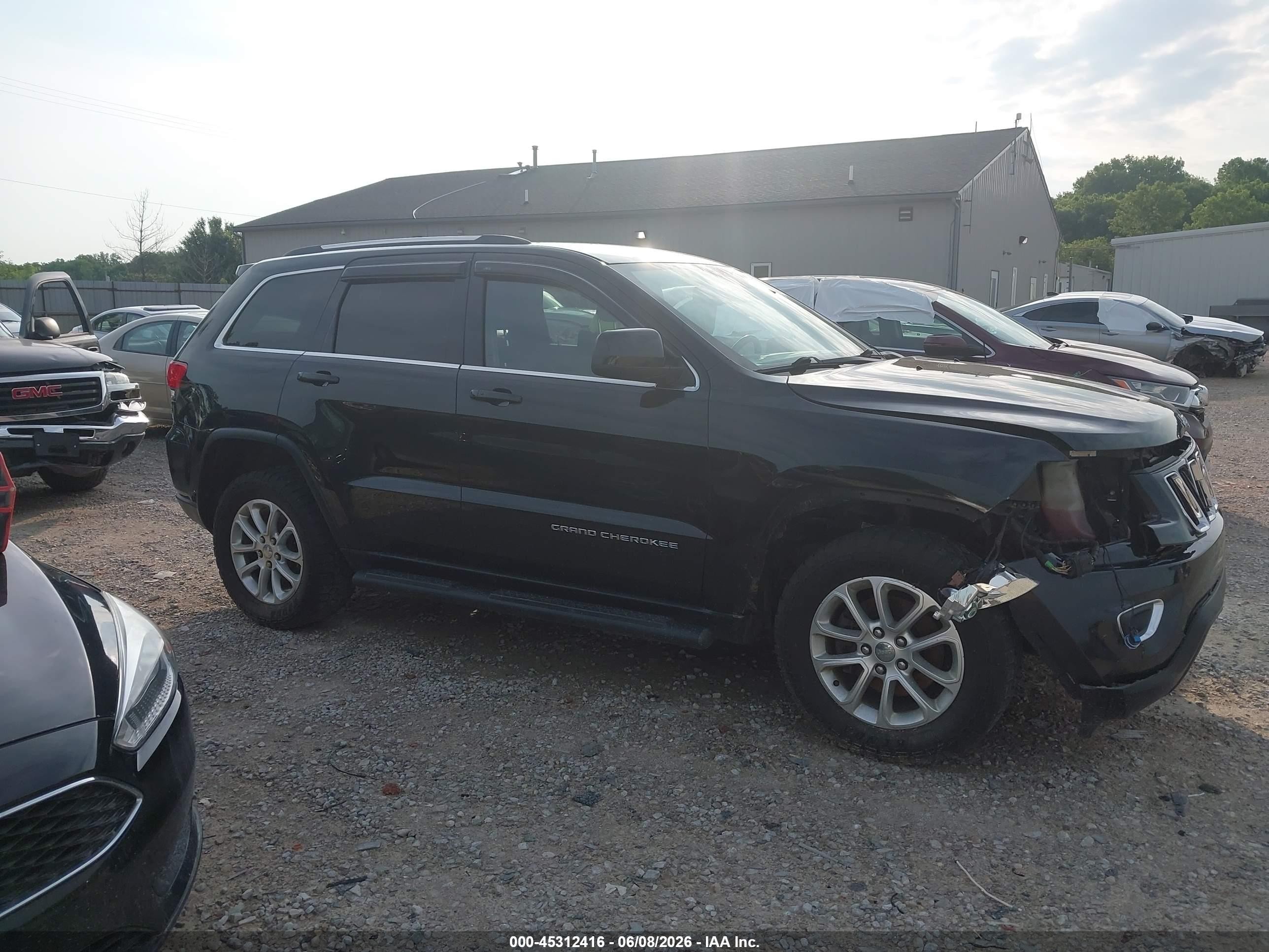 2015 Jeep Grand Cherokee Laredo Black vin: 1C4RJFAG8FC903071
