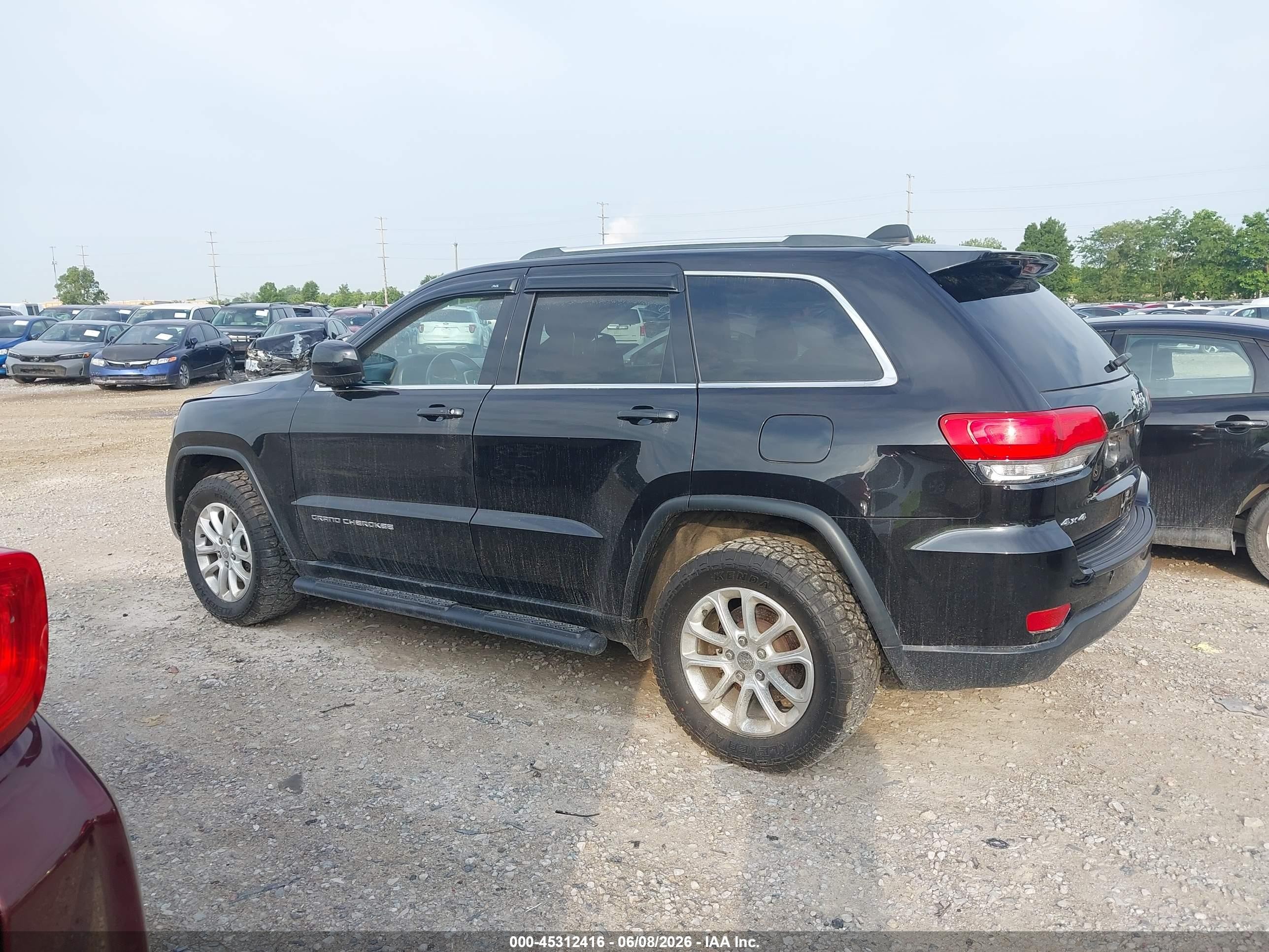 2015 Jeep Grand Cherokee Laredo Black vin: 1C4RJFAG8FC903071