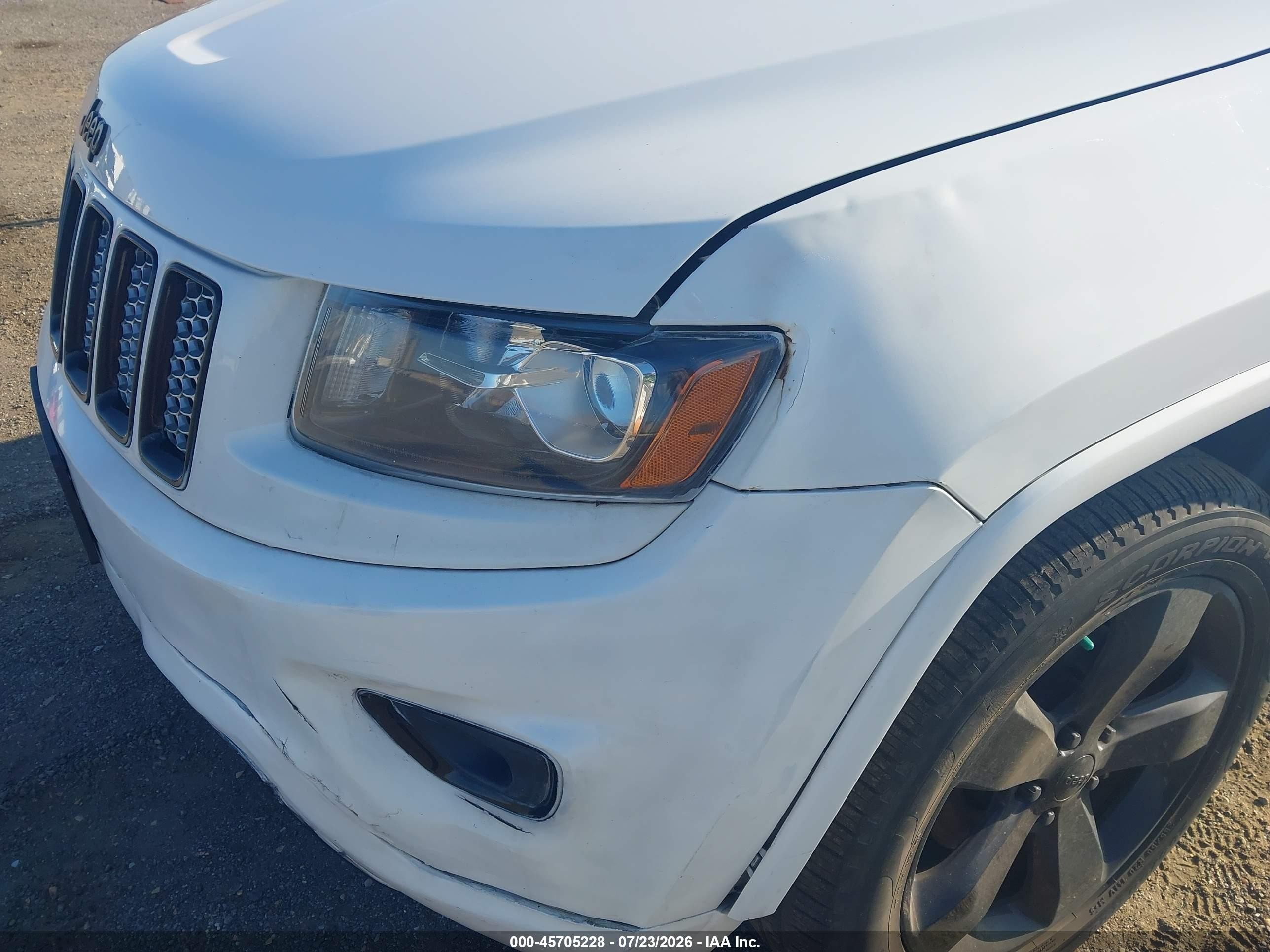2015 Jeep Grand Cherokee Altitude White vin: 1C4RJFAG8FC941318