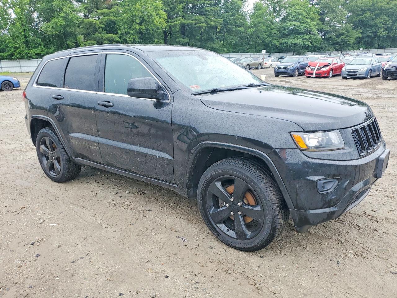 2015 Jeep Grand Cherokee Laredo Black vin: 1C4RJFAG8FC942887