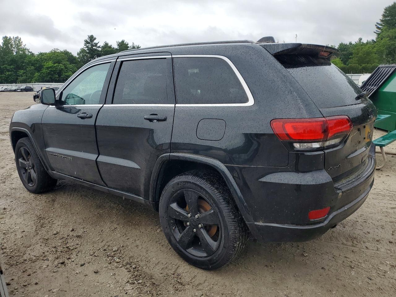 2015 Jeep Grand Cherokee Laredo Black vin: 1C4RJFAG8FC942887