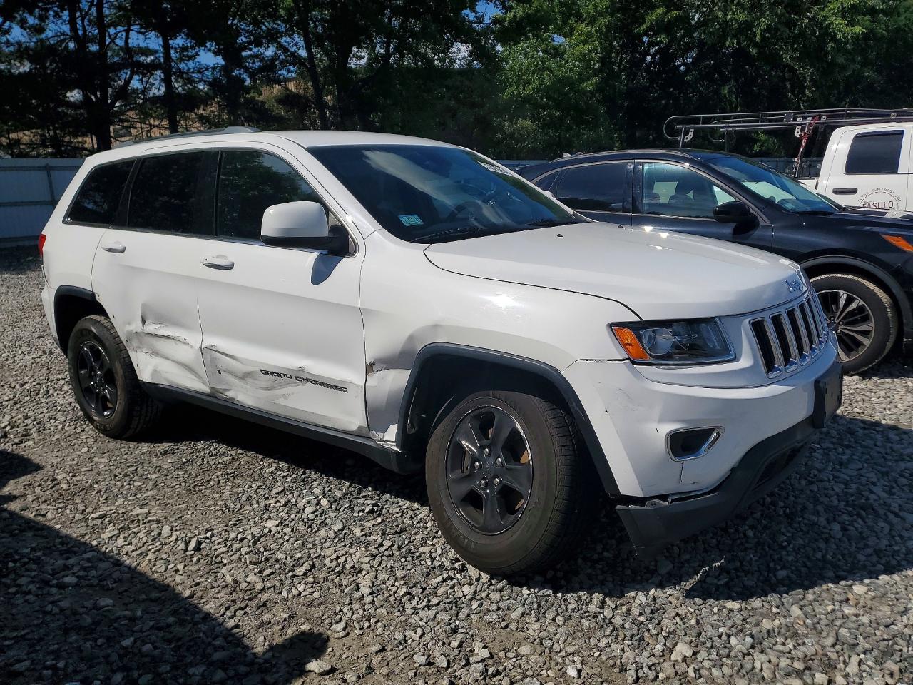 2015 Jeep Grand Cherokee Laredo White vin: 1C4RJFAG8FC949919