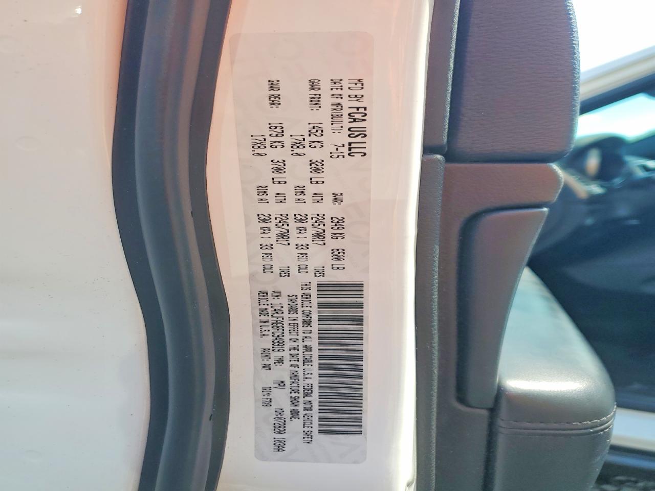 2015 Jeep Grand Cherokee Laredo White vin: 1C4RJFAG8FC949919