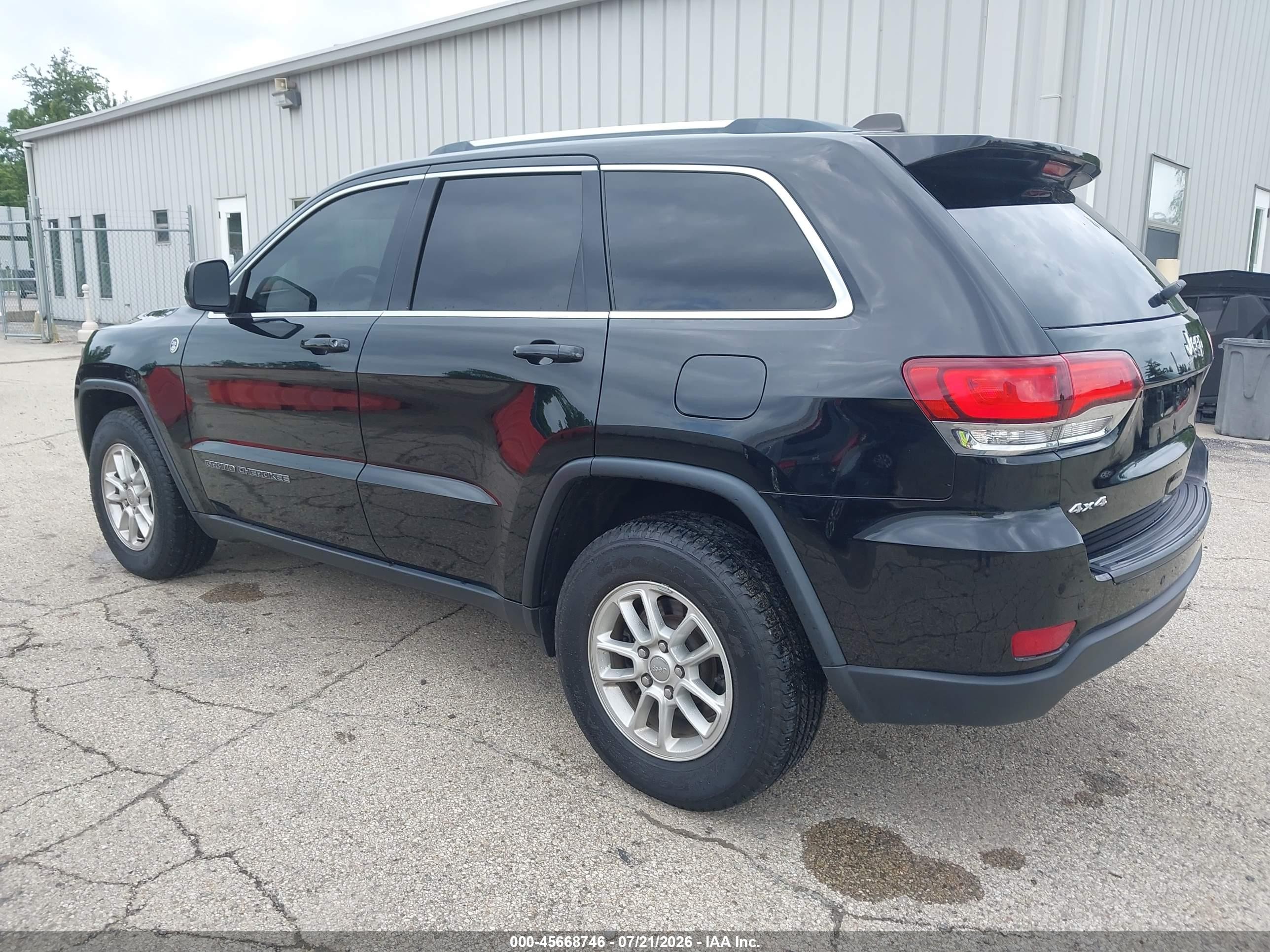2020 Jeep Grand Cherokee Laredo E 4x4 Black vin: 1C4RJFAG8LC193861