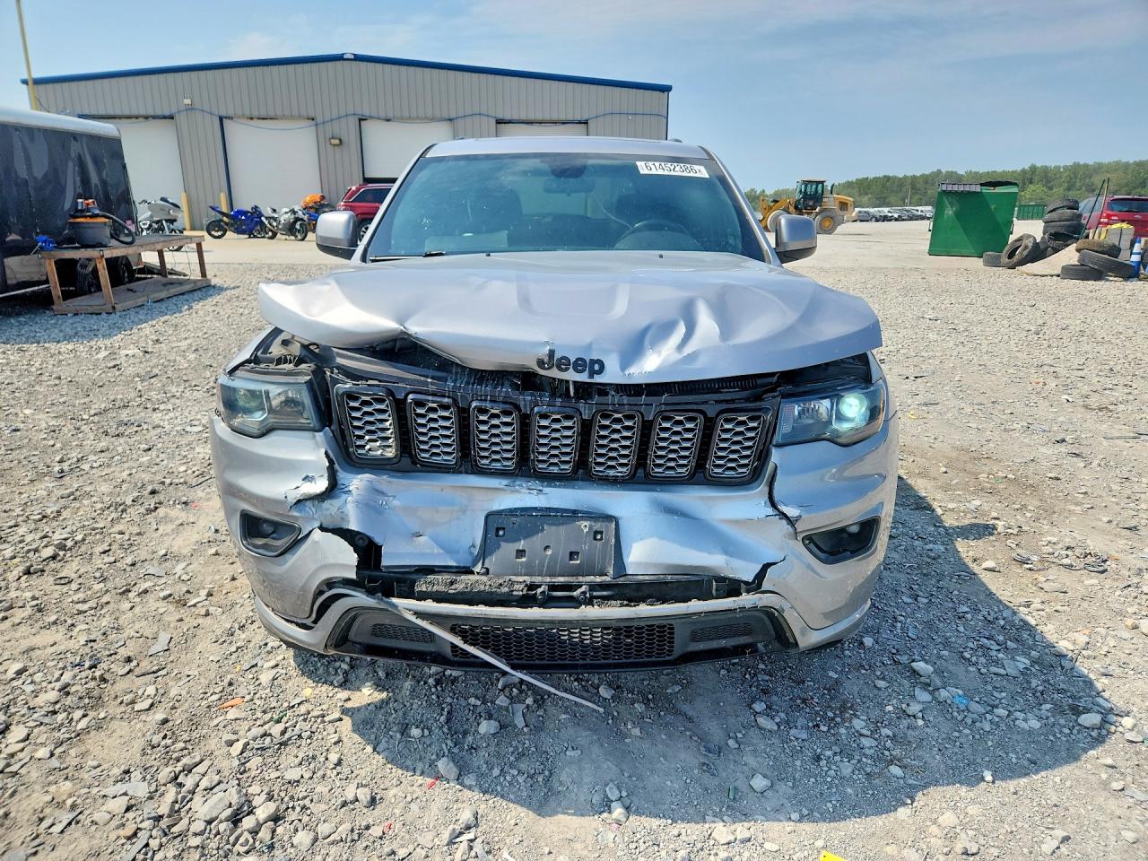2021 Jeep Grand Cherokee Laredo Silver vin: 1C4RJFAG8MC542194