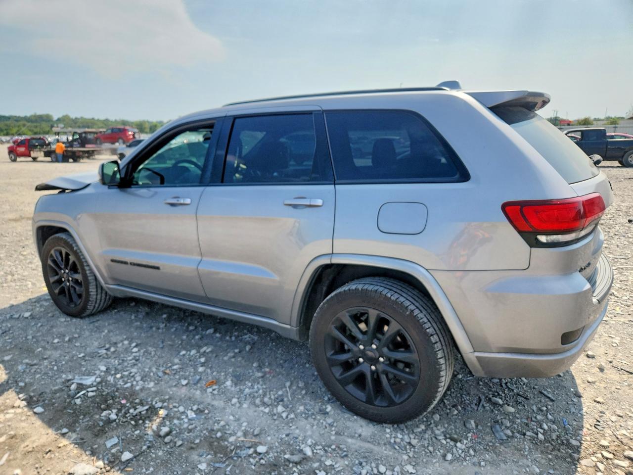 2021 Jeep Grand Cherokee Laredo Silver vin: 1C4RJFAG8MC542194