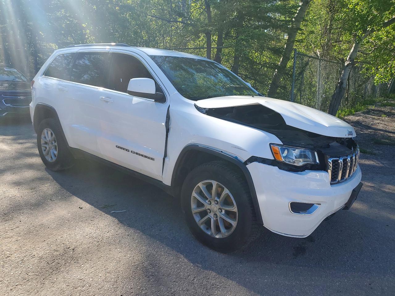 2021 Jeep Grand Cherokee Laredo Белый vin: 1C4RJFAG8MC718726