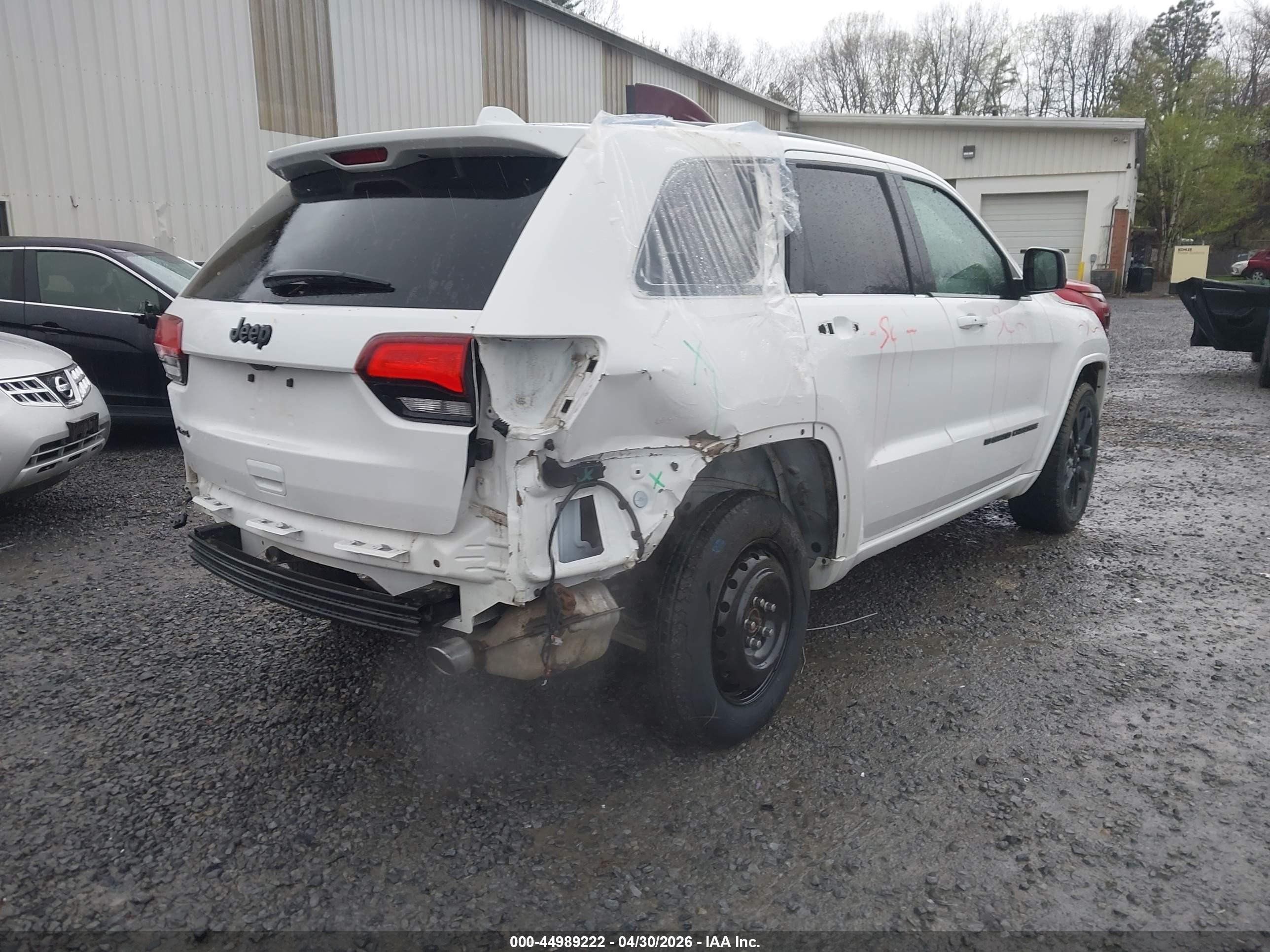 2022 Jeep Grand Cherokee Wk Laredo X 4x4 Белый vin: 1C4RJFAG8NC113347