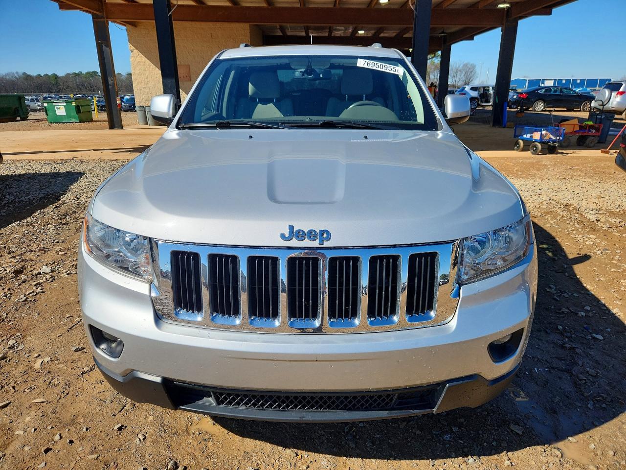 2012 Jeep Grand Cherokee Laredo Silver vin: 1C4RJFAG9CC141512