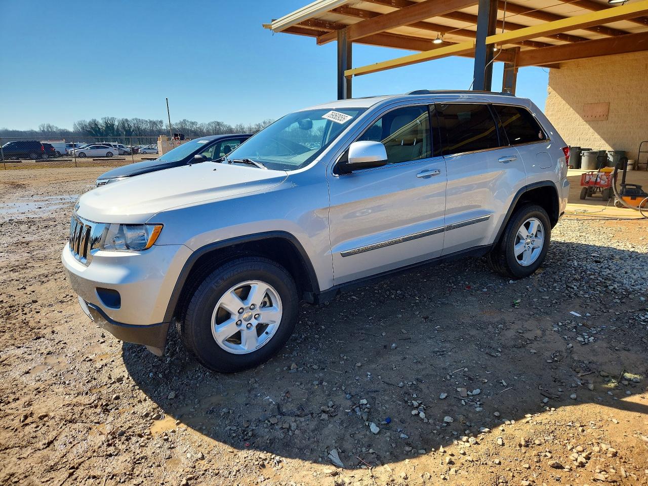 2012 Jeep Grand Cherokee Laredo Silver vin: 1C4RJFAG9CC141512