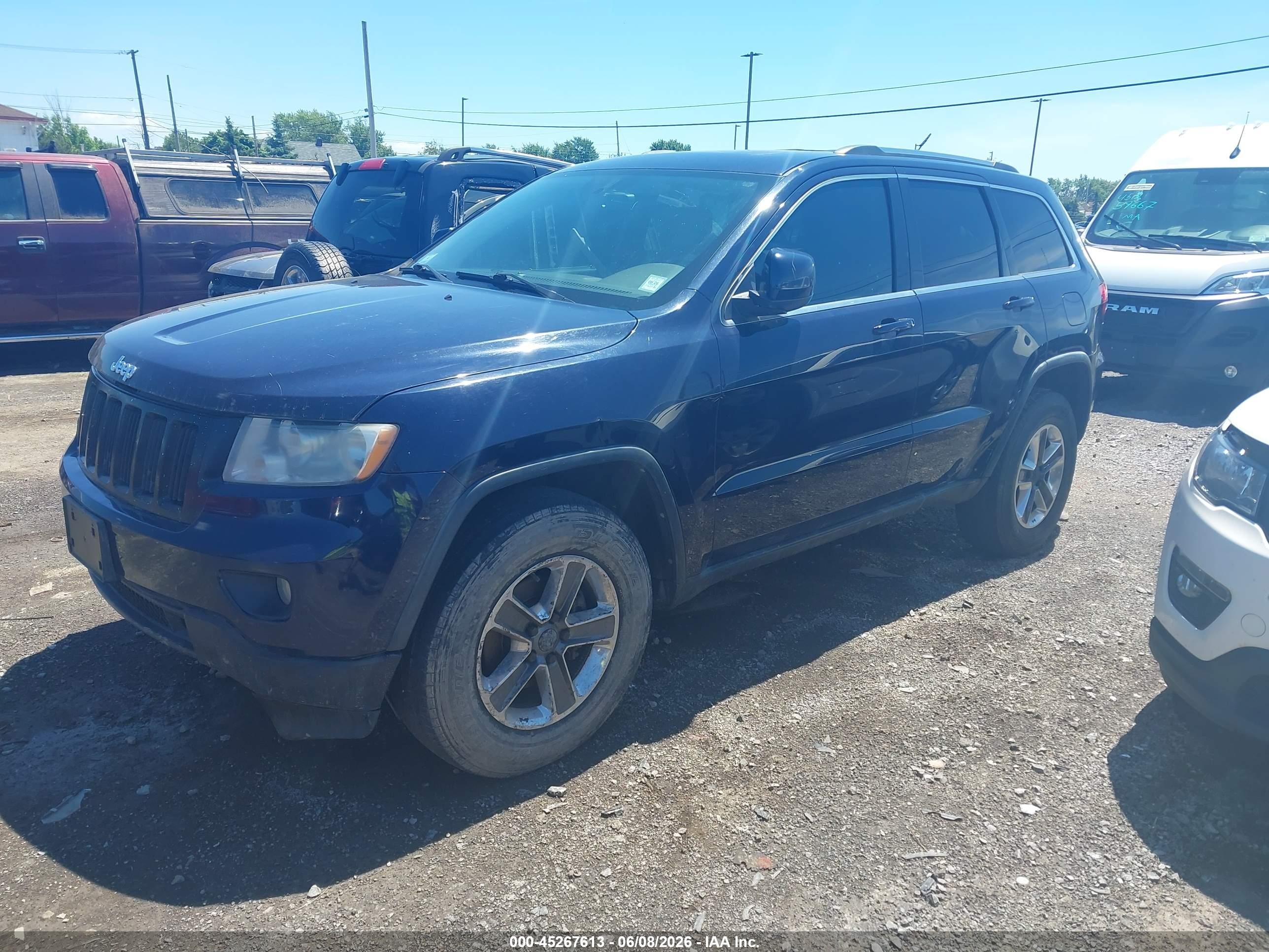 2012 Jeep Grand Cherokee Laredo Dark Blue vin: 1C4RJFAG9CC170962