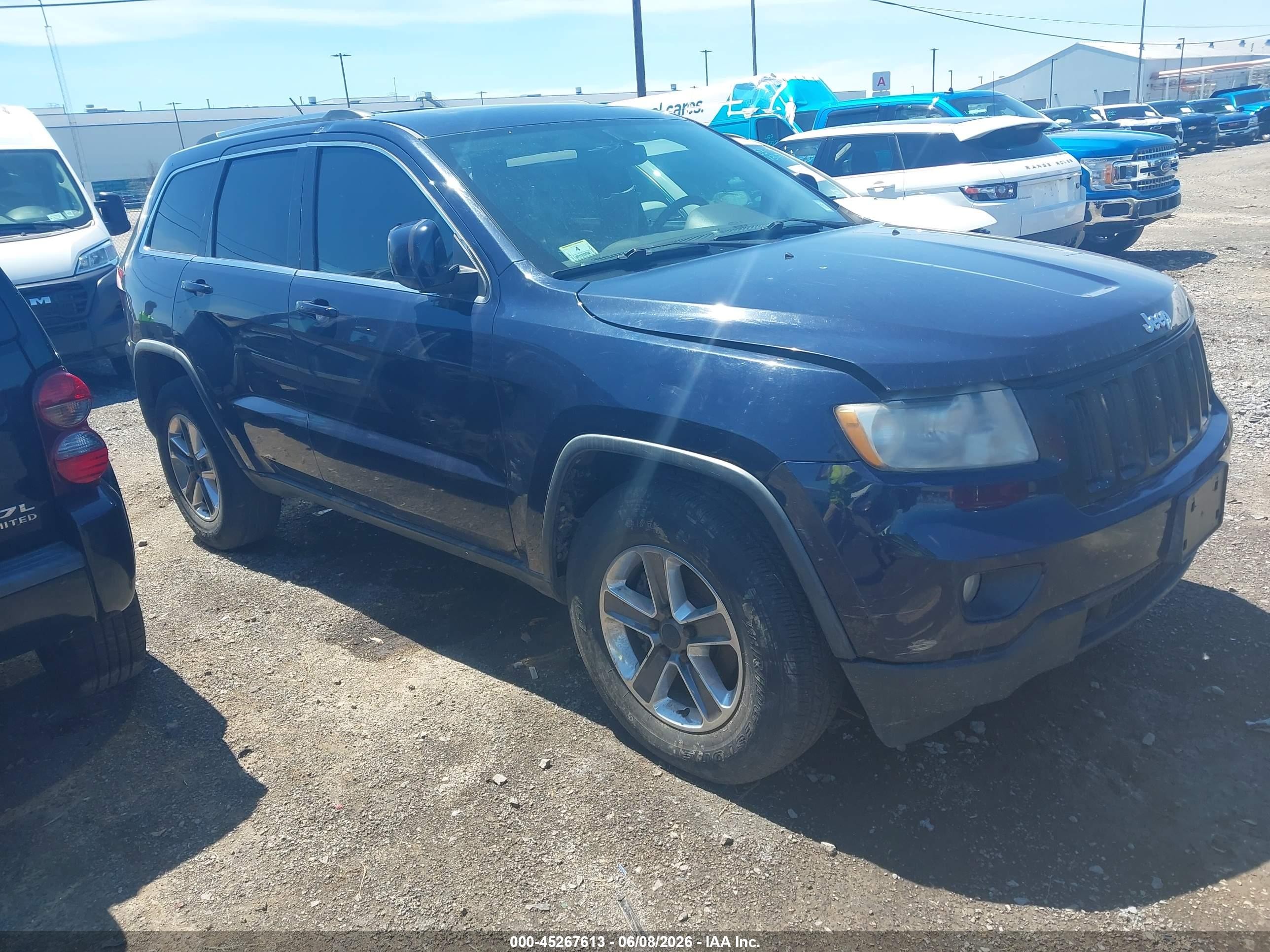 2012 Jeep Grand Cherokee Laredo Dark Blue vin: 1C4RJFAG9CC170962