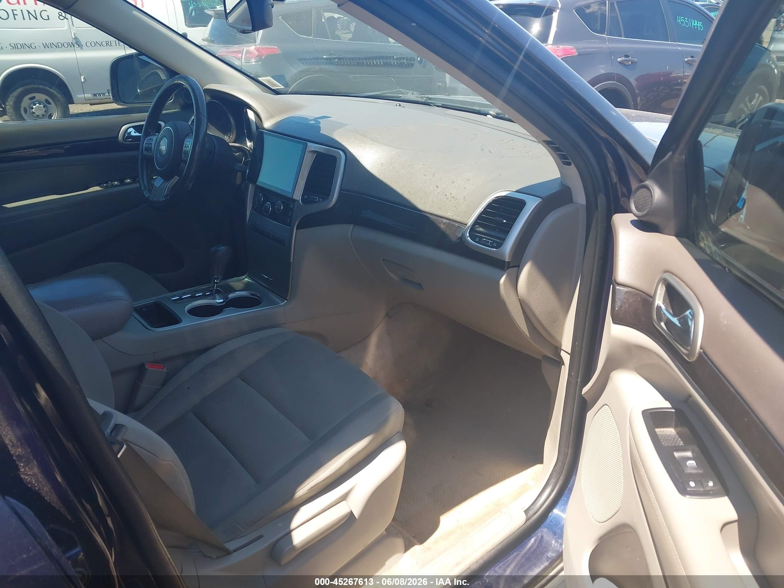 2012 Jeep Grand Cherokee Laredo Dark Blue vin: 1C4RJFAG9CC170962